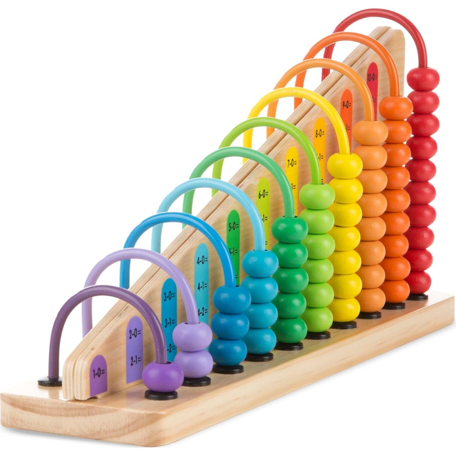 Ábaco Educativo Melissa & Doug con 55 Bolas Coloridas