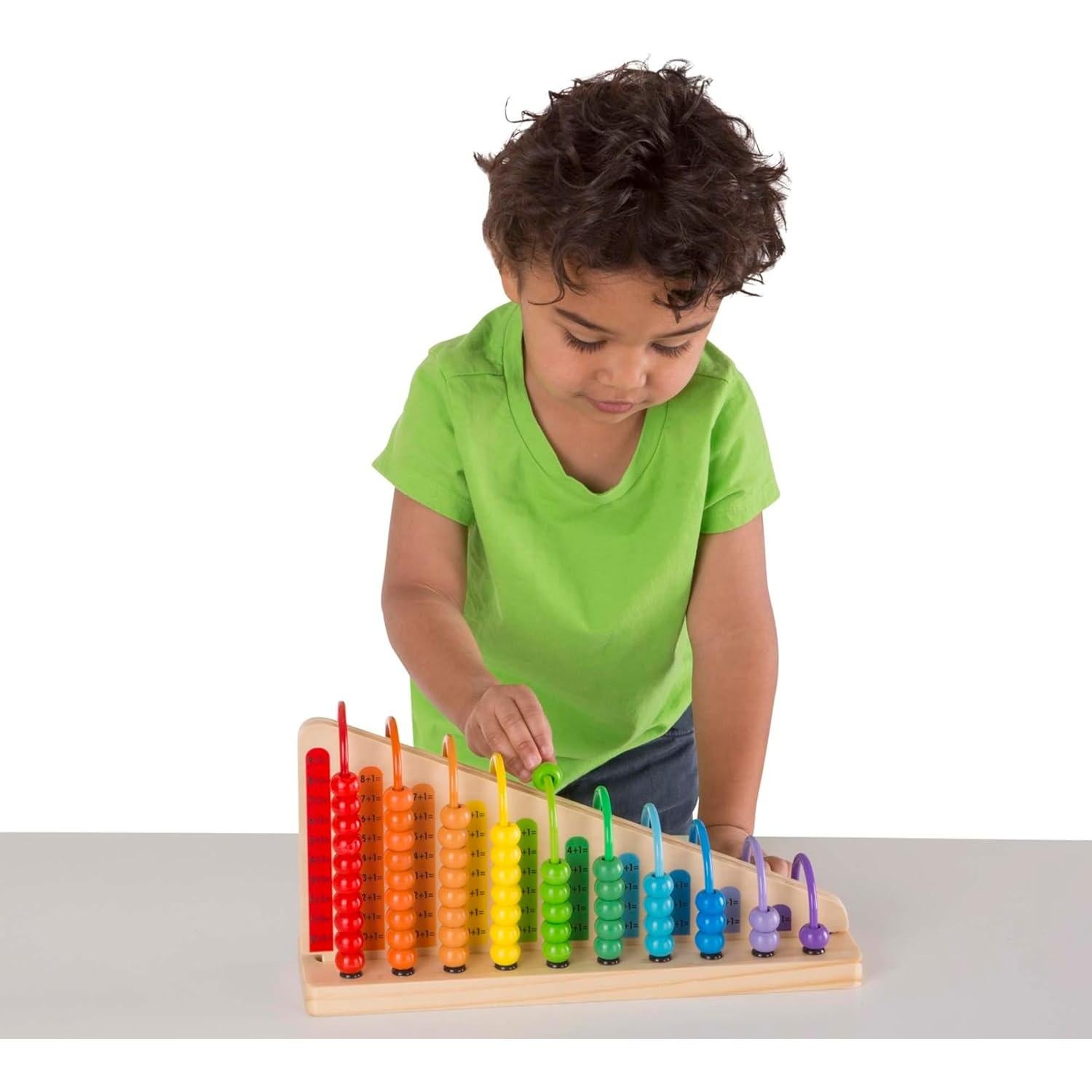 Ábaco Educativo Melissa & Doug con 55 Bolas Coloridas