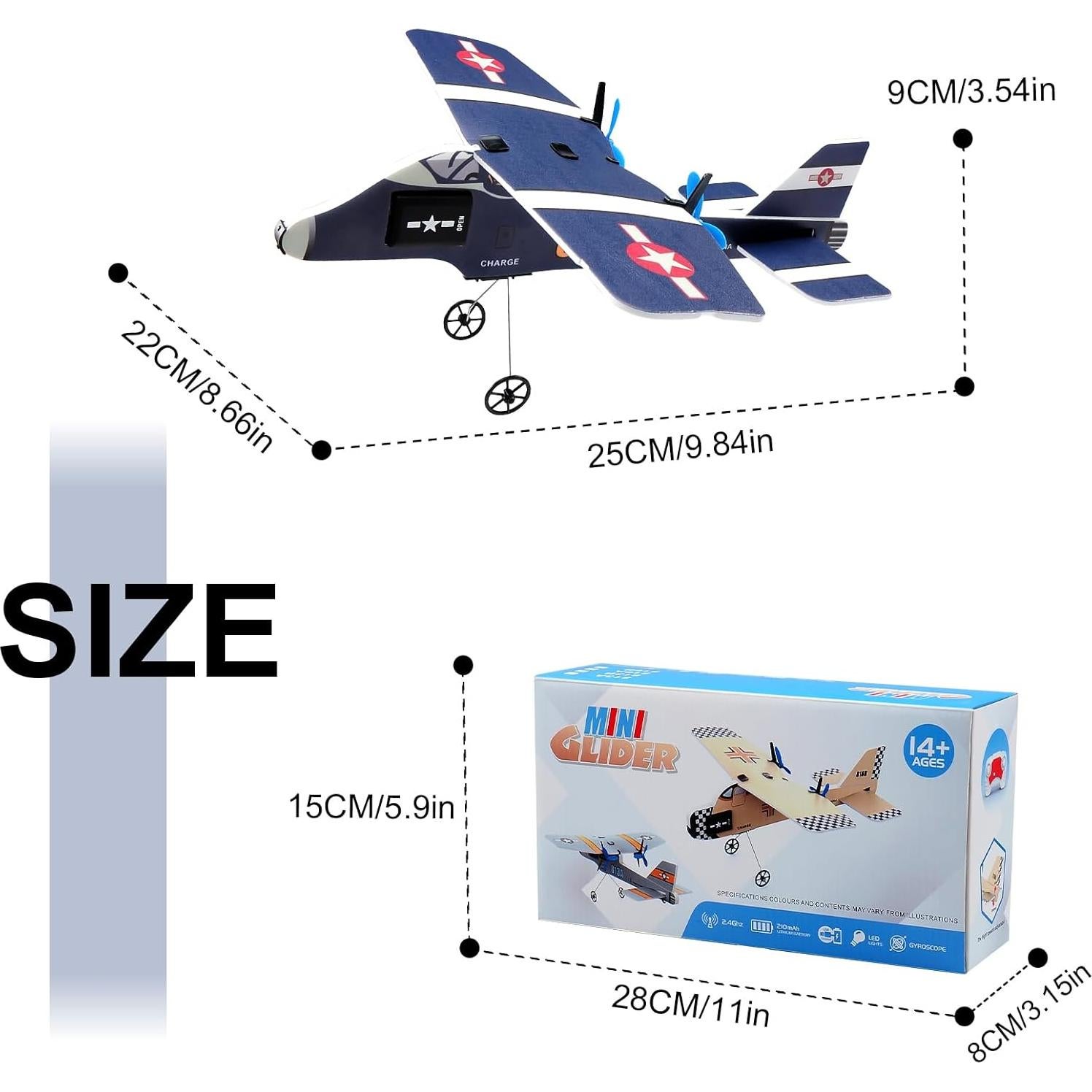 Avión RC Jaming 813B 2.4GHz para Principiantes 220g