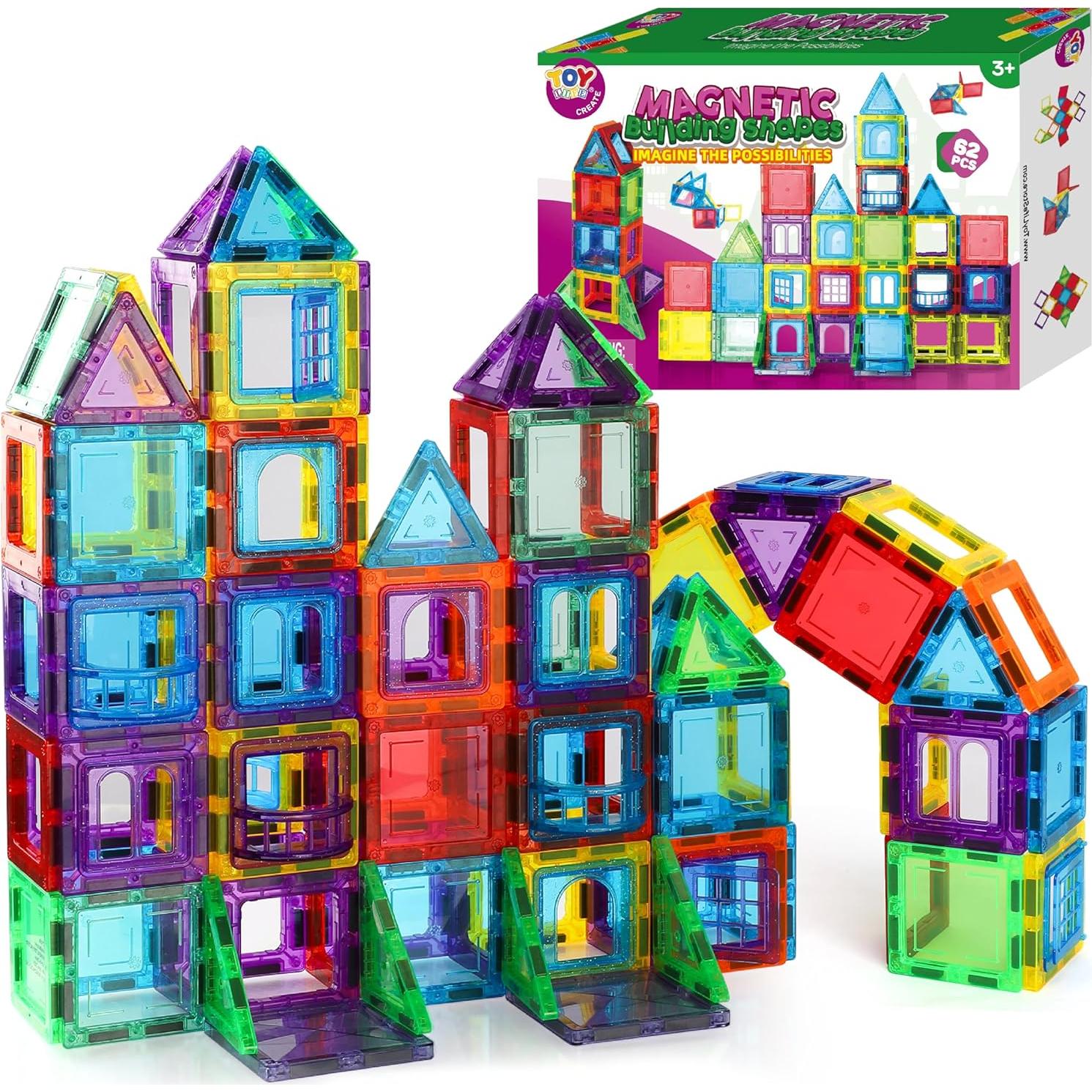 Azulejos Magnéticos TOY Life 45 Pcs Juguete Educativo 1-8 Años