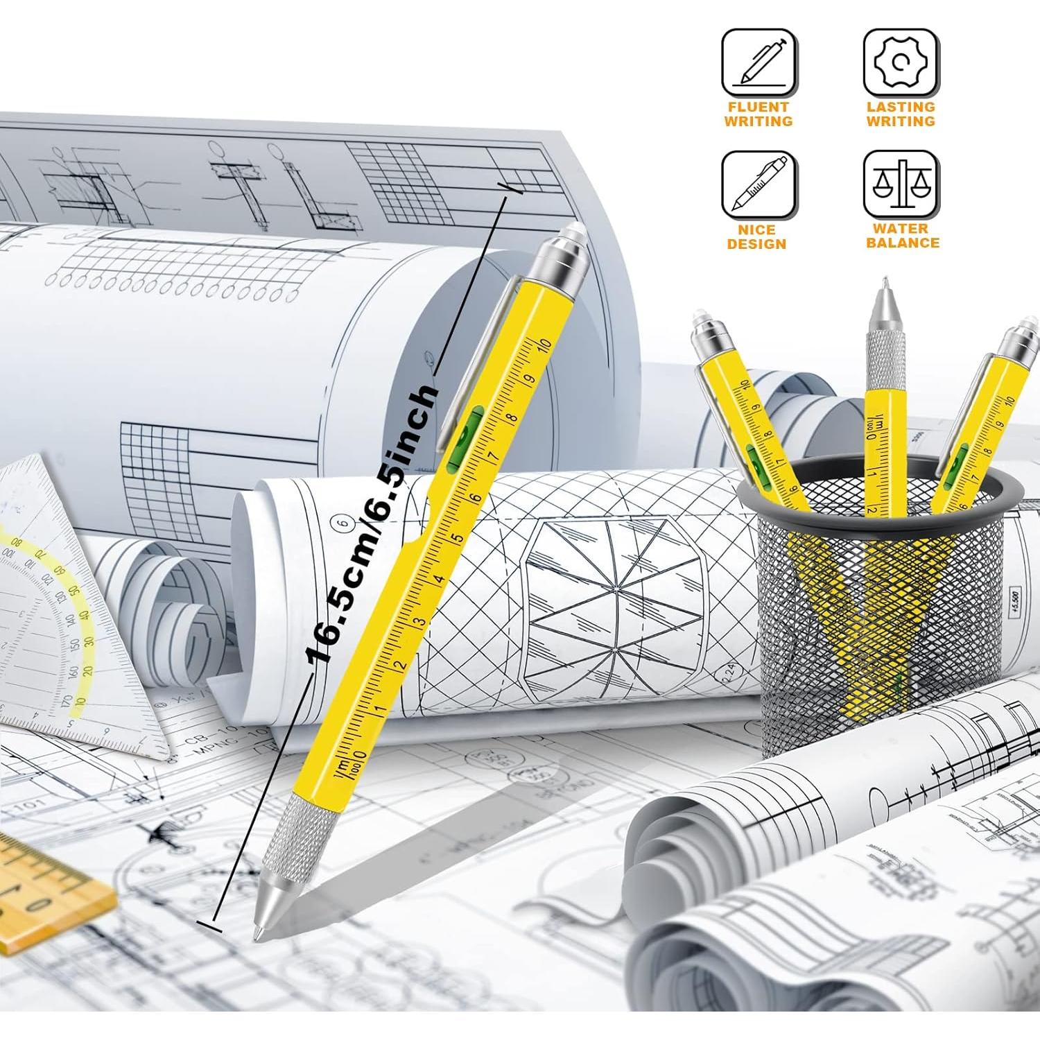 Bolígrafo Multiherramienta 9 en 1 KEZKALS Amarillo