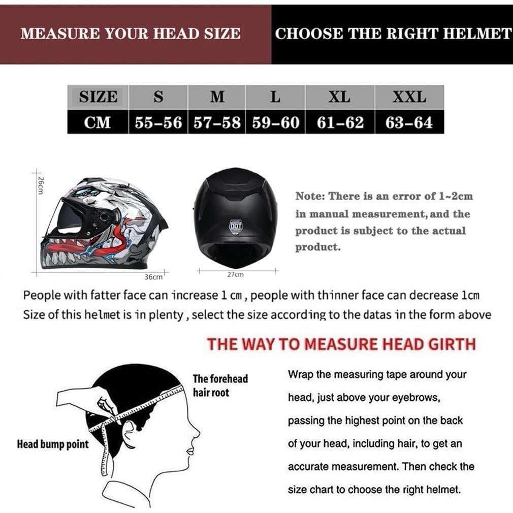 Casco Abatible Bluetooth BDTOT para Motocicleta Adulto 55-64cm