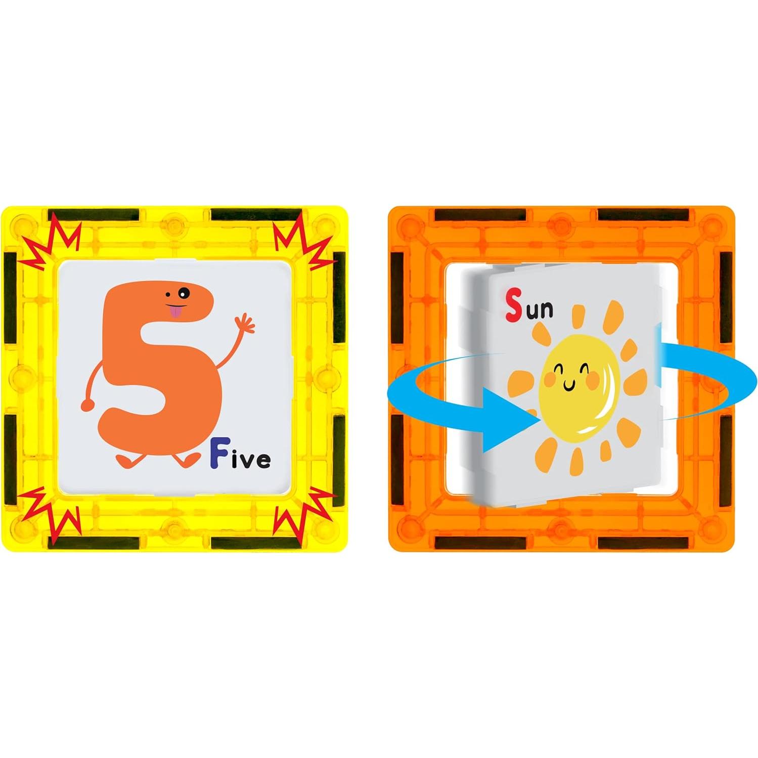 Bloques de Construcción Magnéticos PicassoTiles 100 Piezas