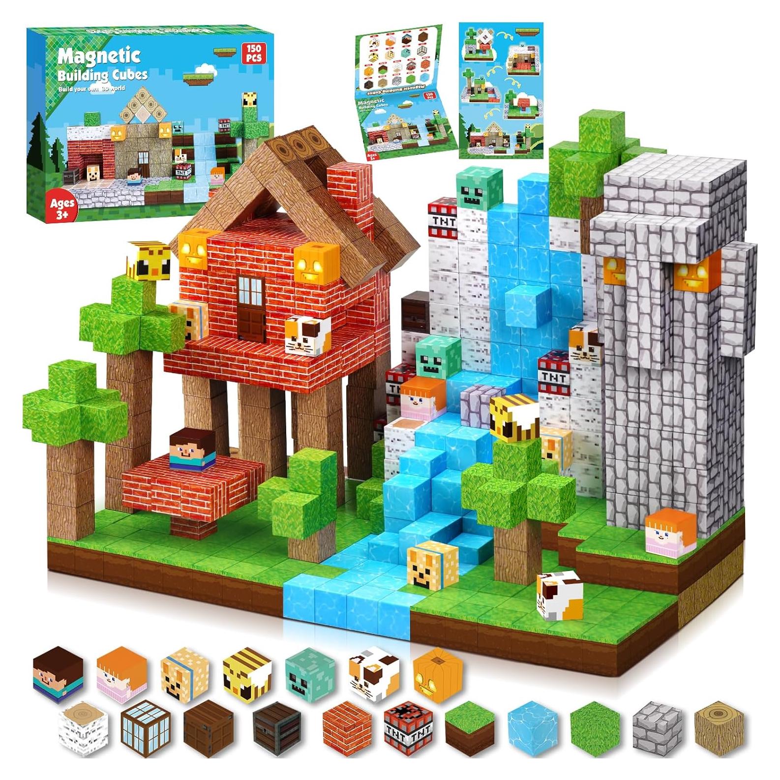 150 Bloques Magnéticos ToyUnited - Juguetes de Construcción STEM 3-8 años