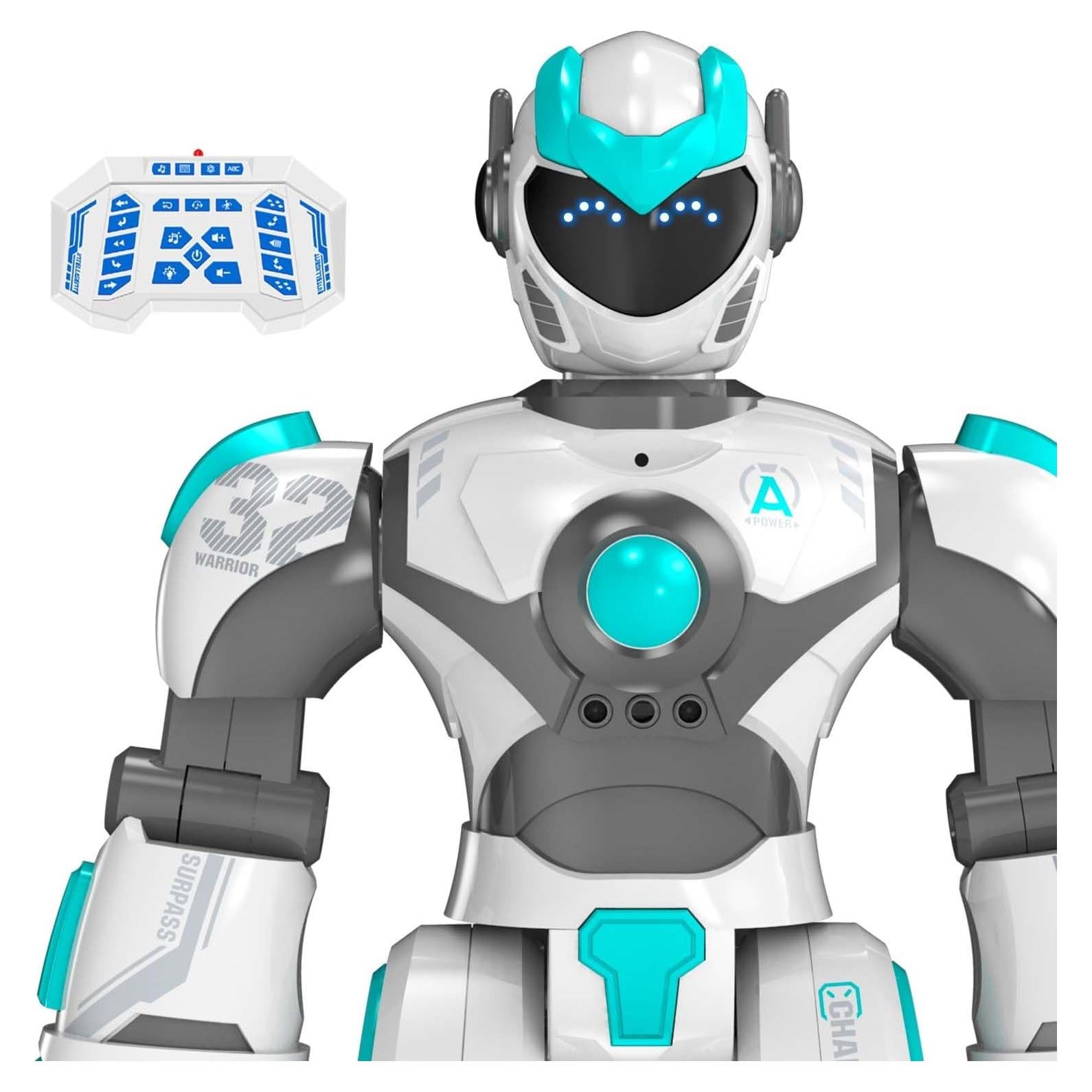 Robot Programable STEMTRON Blanco con Control por Voz y LED