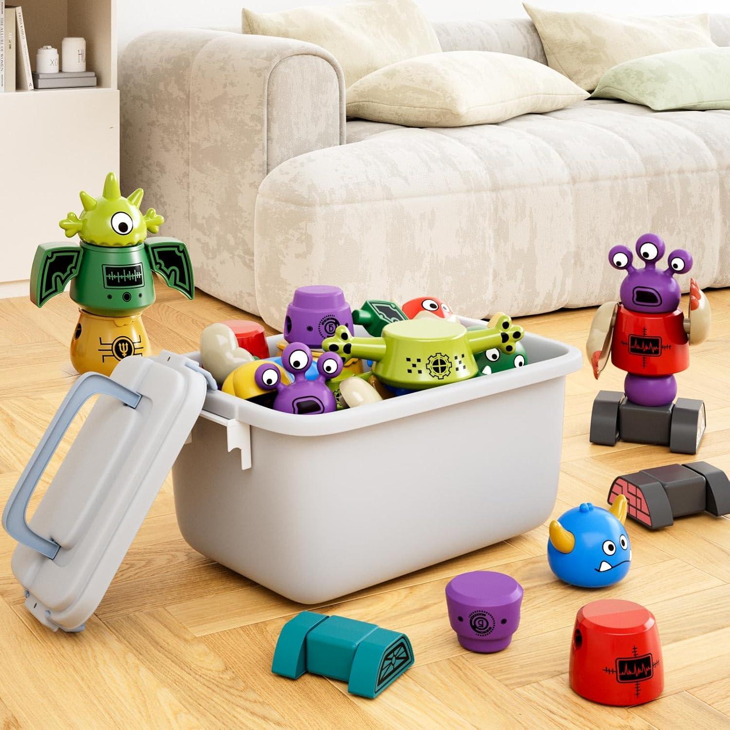 Juguetes Robot Magnéticos MSKOLER para Niños 3-8 Años