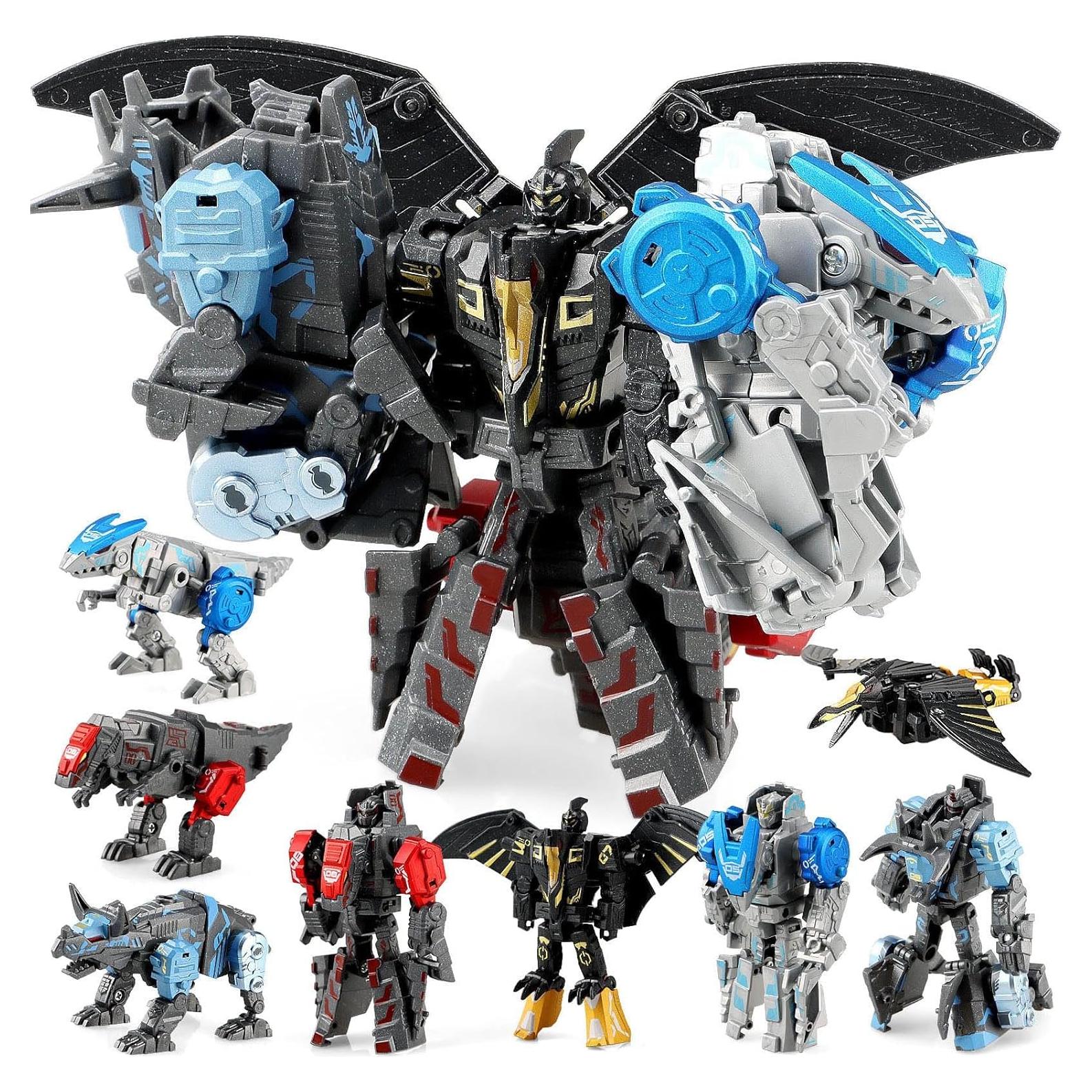 Juguete Dinosaurio Robot Transformable JONEG 11 en 1 - 218g