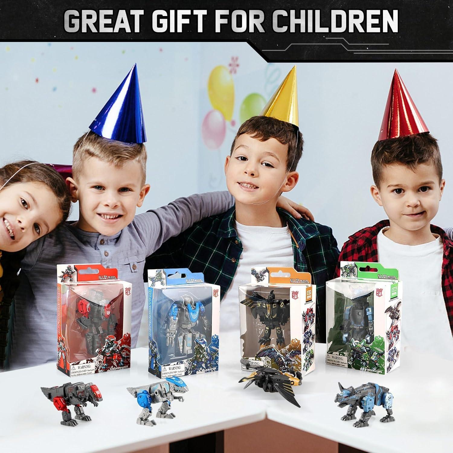 Juguete Dinosaurio Robot Transformable JONEG 11 en 1 - 218g