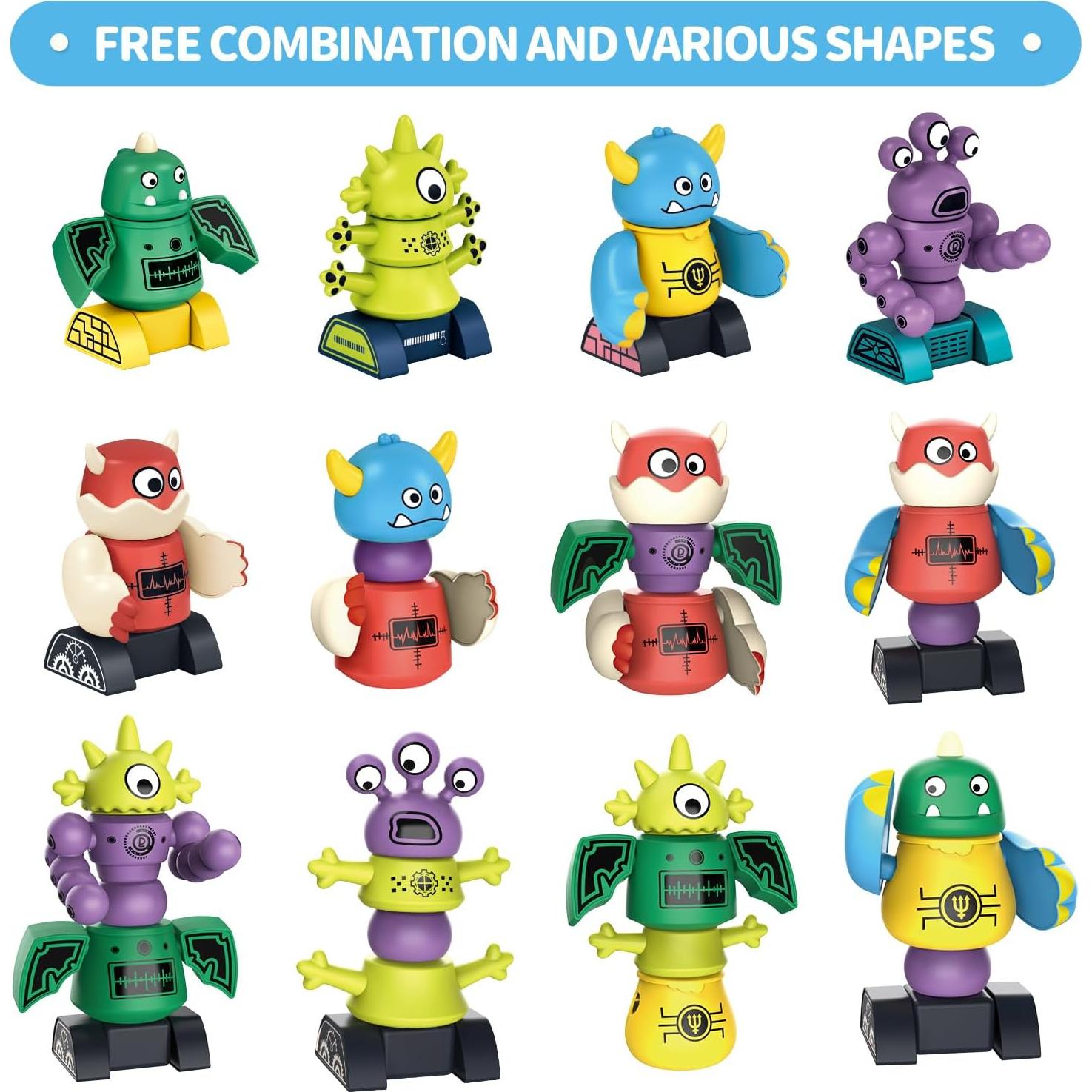 Robot Magnético COOLDELE 35 Piezas para Niños 3 a 8 Años