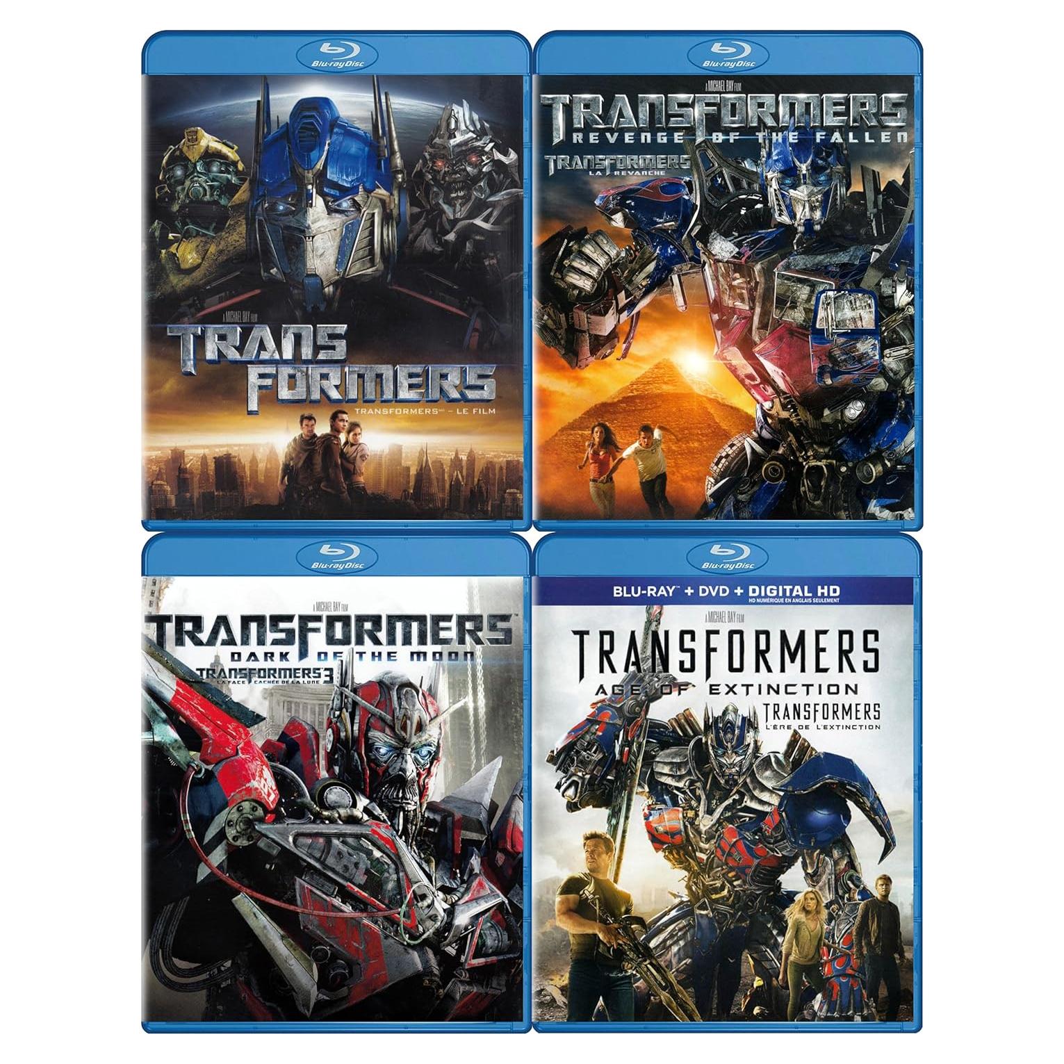 Colección Blu-ray 4 películas Transformers - PG-13