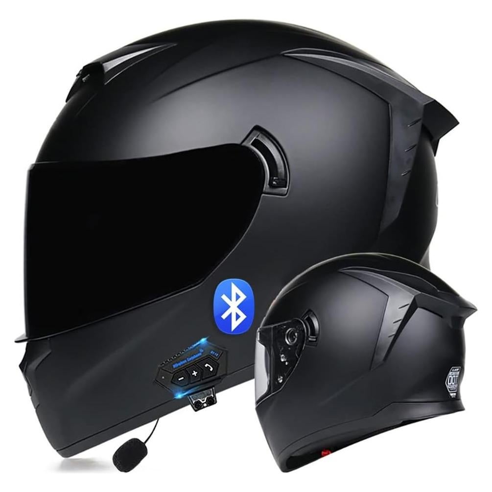 Casco Abatible Bluetooth BDTOT Doble Lente 55-64cm