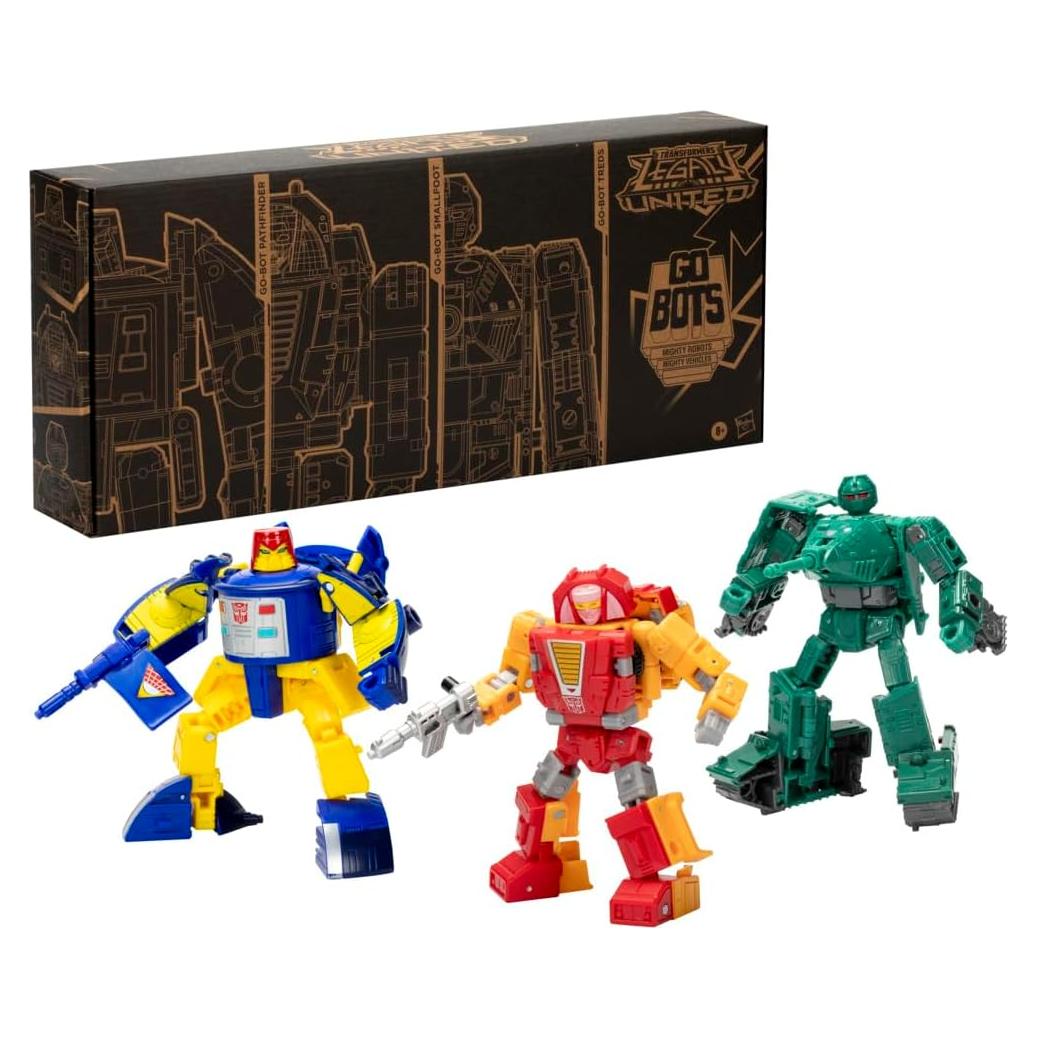Transformers Generations Selects Go-Bot Guardians 3-Pack Figuras
