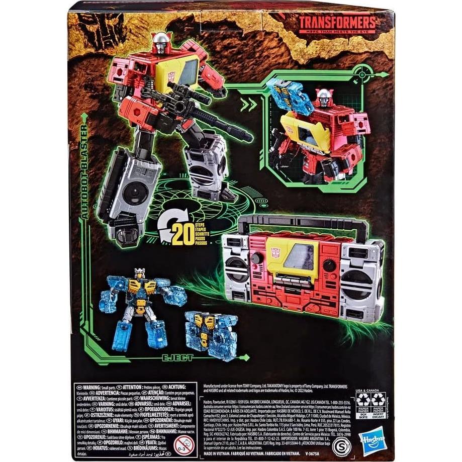 Transformers Generaciones WFC-K44 Autobot Blaster 17.8 cm
