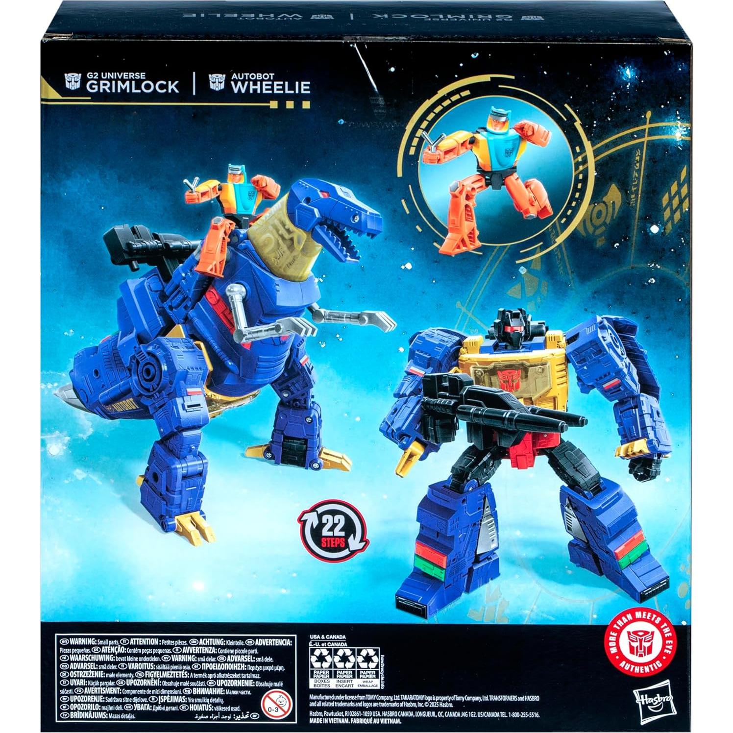 Figura de Acción Transformers G2 Universo Grimlock 19 cm