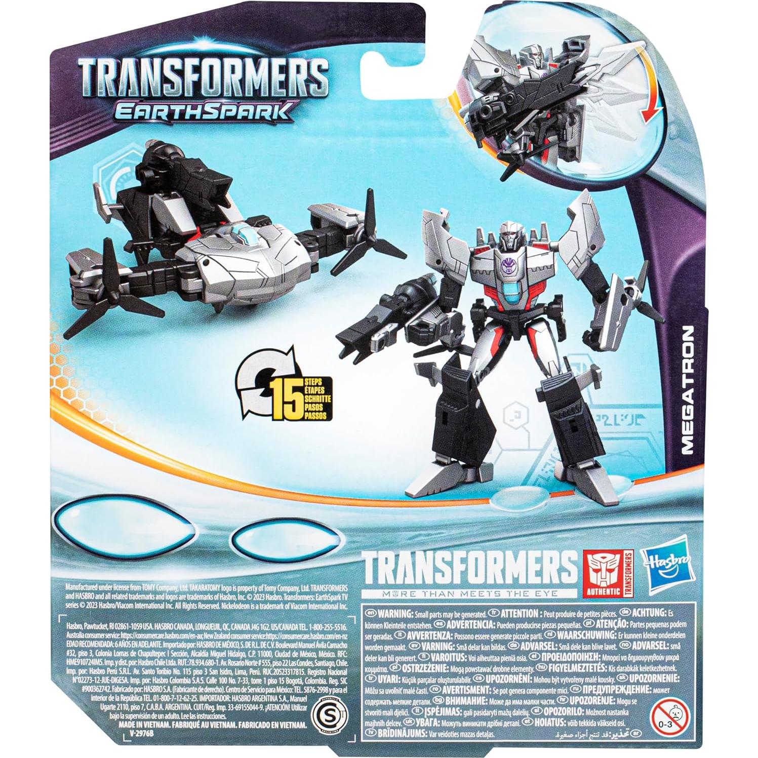 Figura de Acción Megatron Transformers EarthSpark 12.5 cm