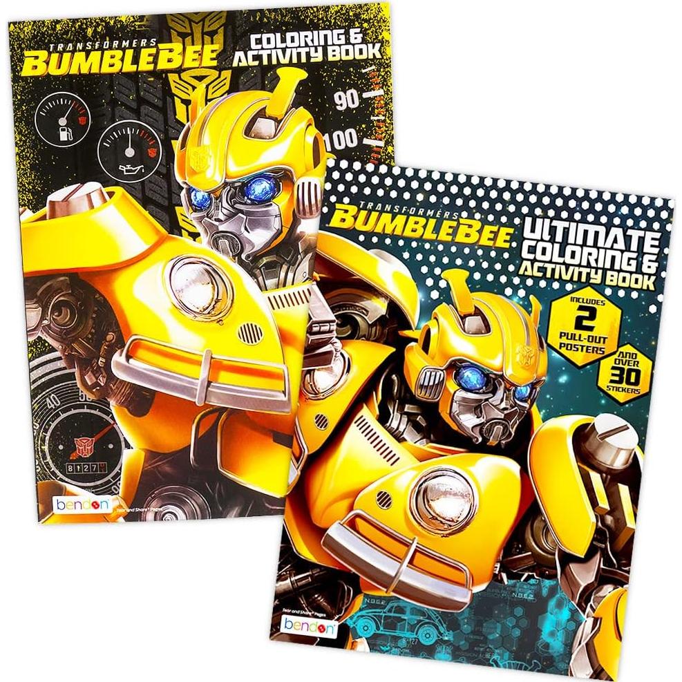 Conjunto de libros para colorear Transformers Rescue Bots