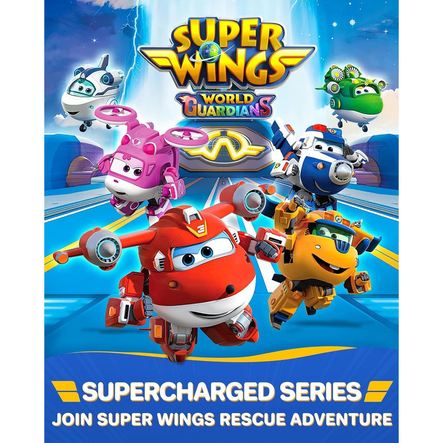 Figura de Acción Transformable Super Wings Jett 5" - Juguete Educativo