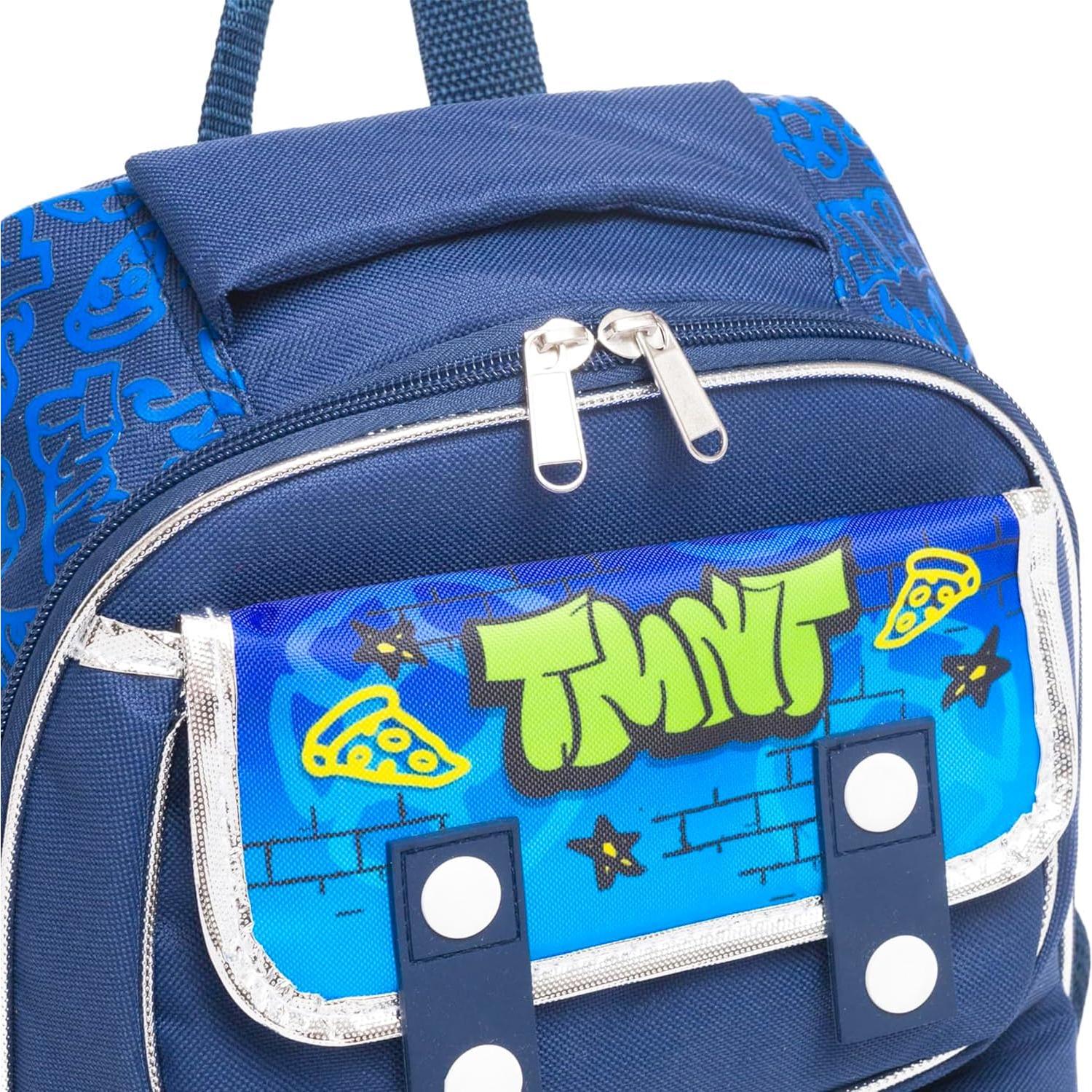 Mochila Mini Tortugas Ninja TMNT para Niños + Botella de Agua