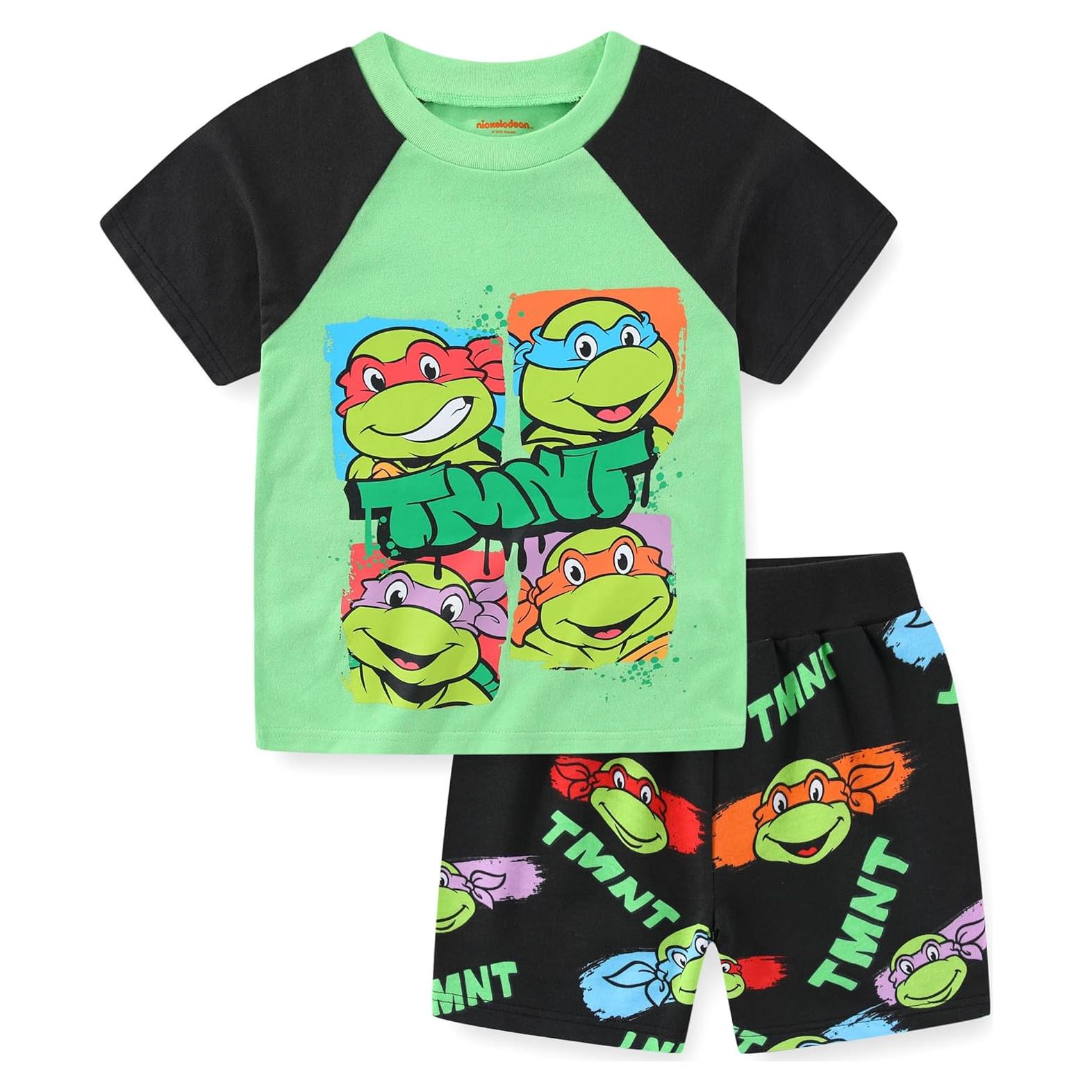 Conjunto camiseta y pantalones cortos Nickelodeon Tortugas Ninja