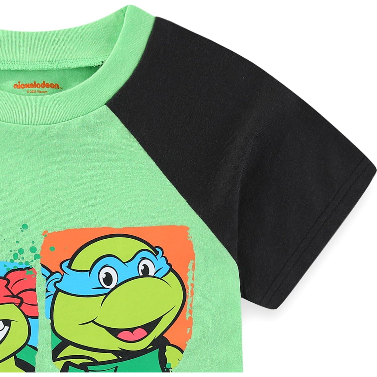 Conjunto camiseta y pantalones cortos Nickelodeon Tortugas Ninja
