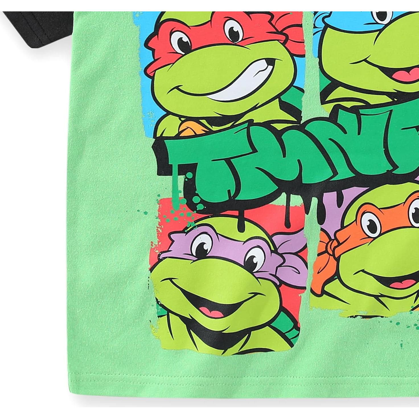 Conjunto camiseta y pantalones cortos Nickelodeon Tortugas Ninja