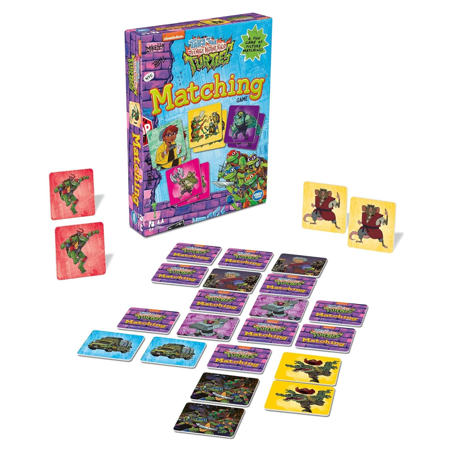 Juego de Memoria Tortugas Ninja Wonder Forge - 3 a 5 Años