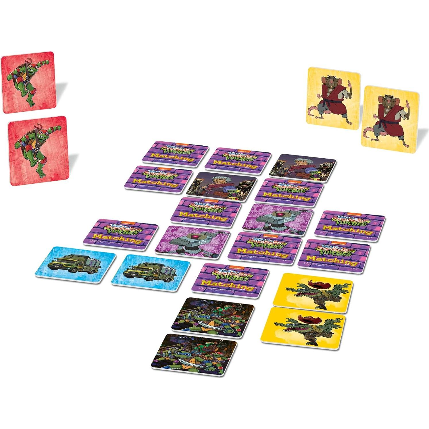 Juego de Memoria Tortugas Ninja Wonder Forge - 3 a 5 Años