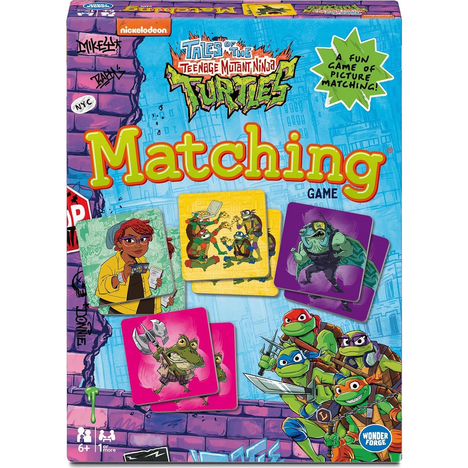 Juego de Memoria Tortugas Ninja Wonder Forge - 3 a 5 Años