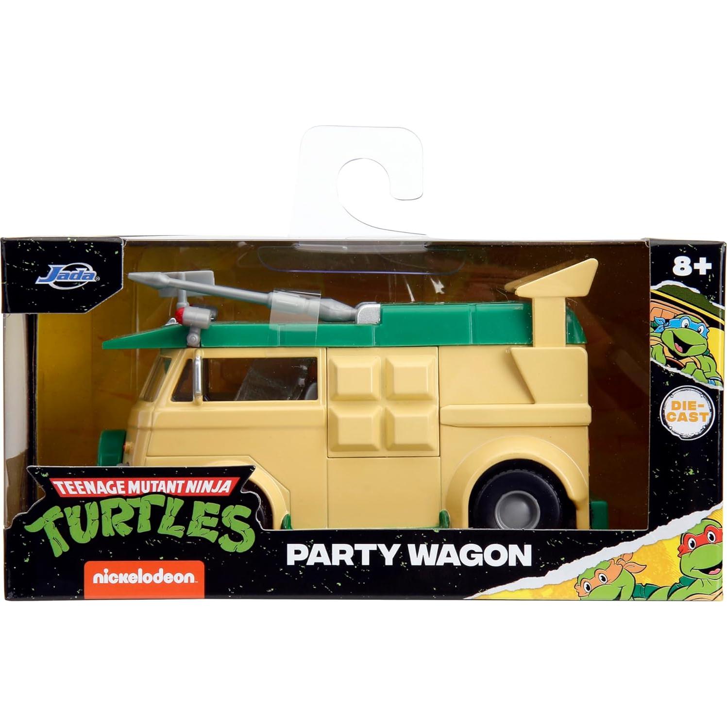 Carro de Fiesta TMNT Jada Toys 1:32 Die-Cast Detallado