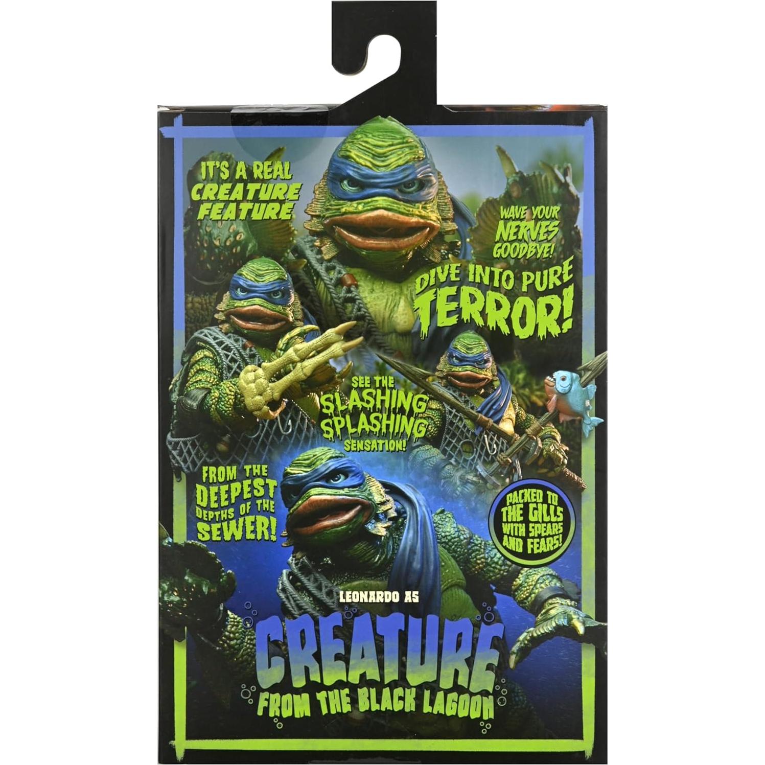 Figura de Acción NECA Tortugas Ninja Leonardo Criatura 17.78 cm