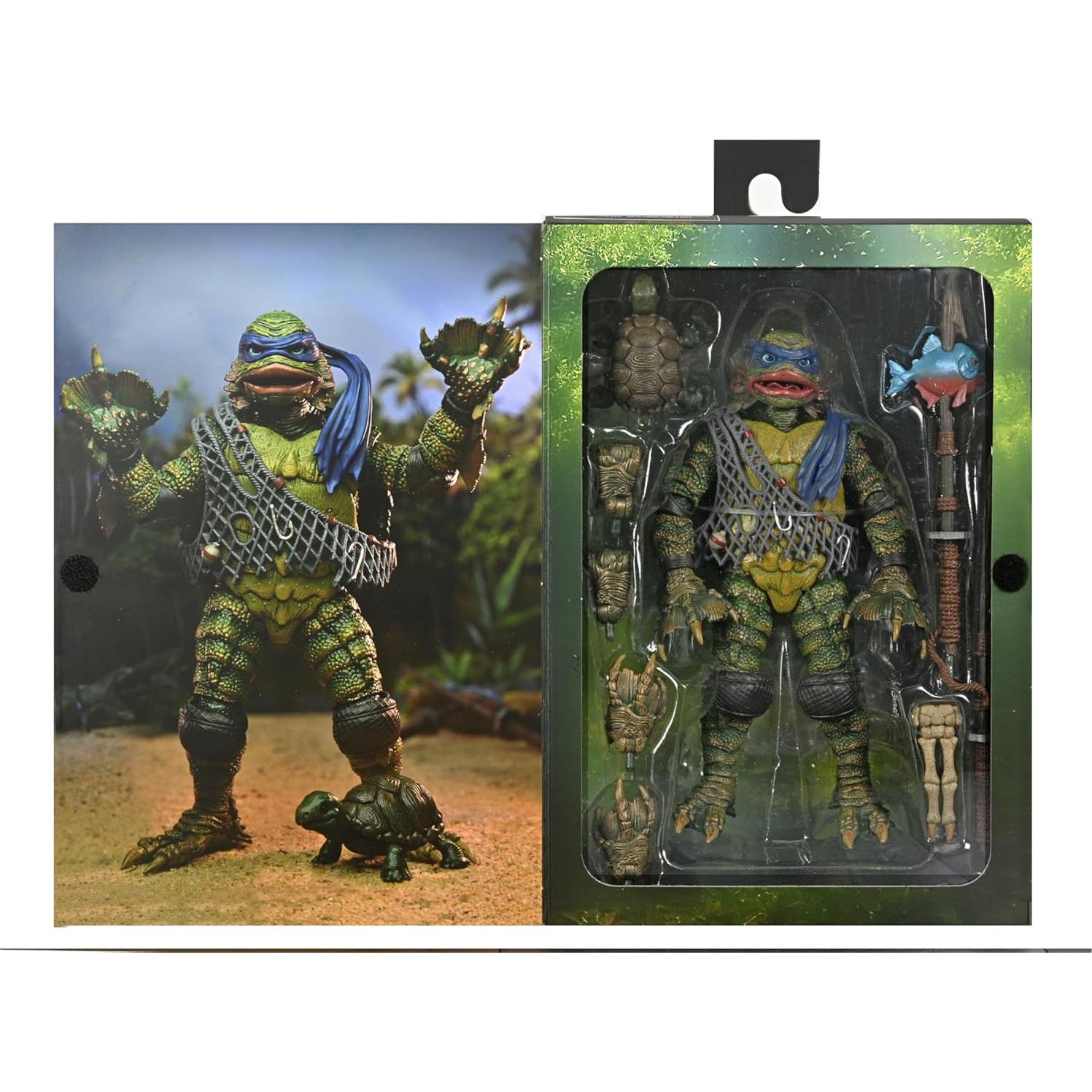 Figura de Acción NECA Tortugas Ninja Leonardo Criatura 17.78 cm