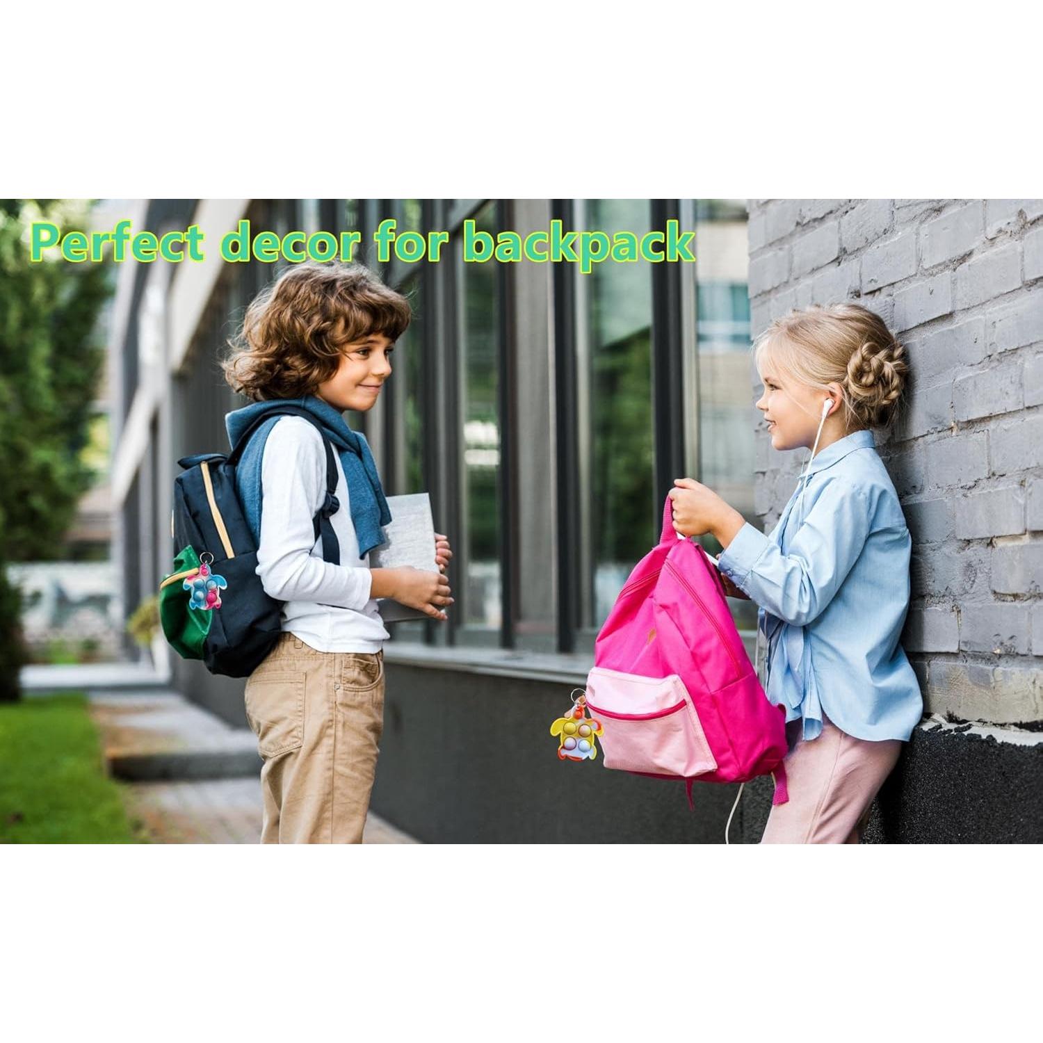 100 Llaveros Mini Tortugas Pop Fidget HOZKEAP - Juguetes para Niños