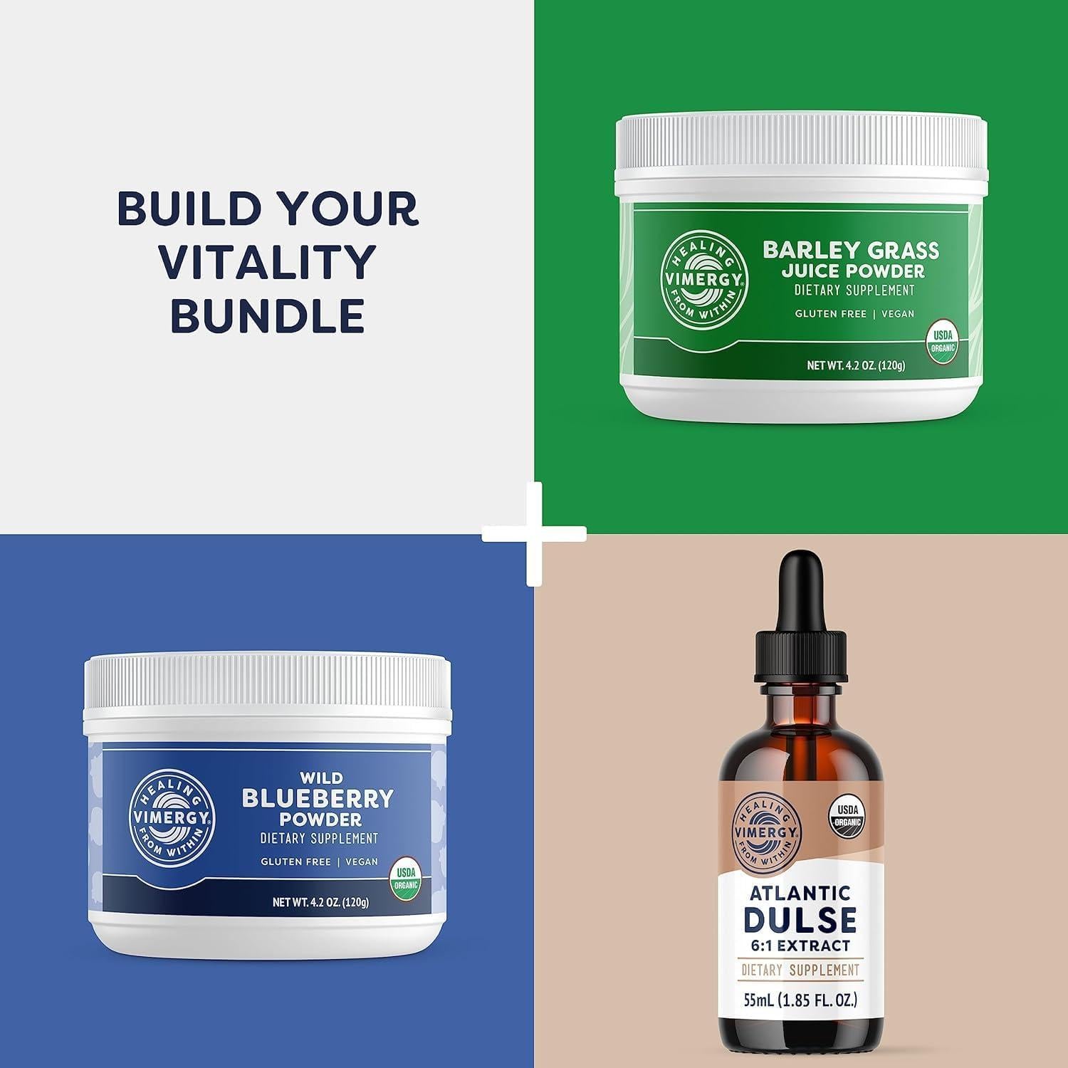 Polvo de Espirulina Vimergy - Proteína Vegetal 125g - Vegano