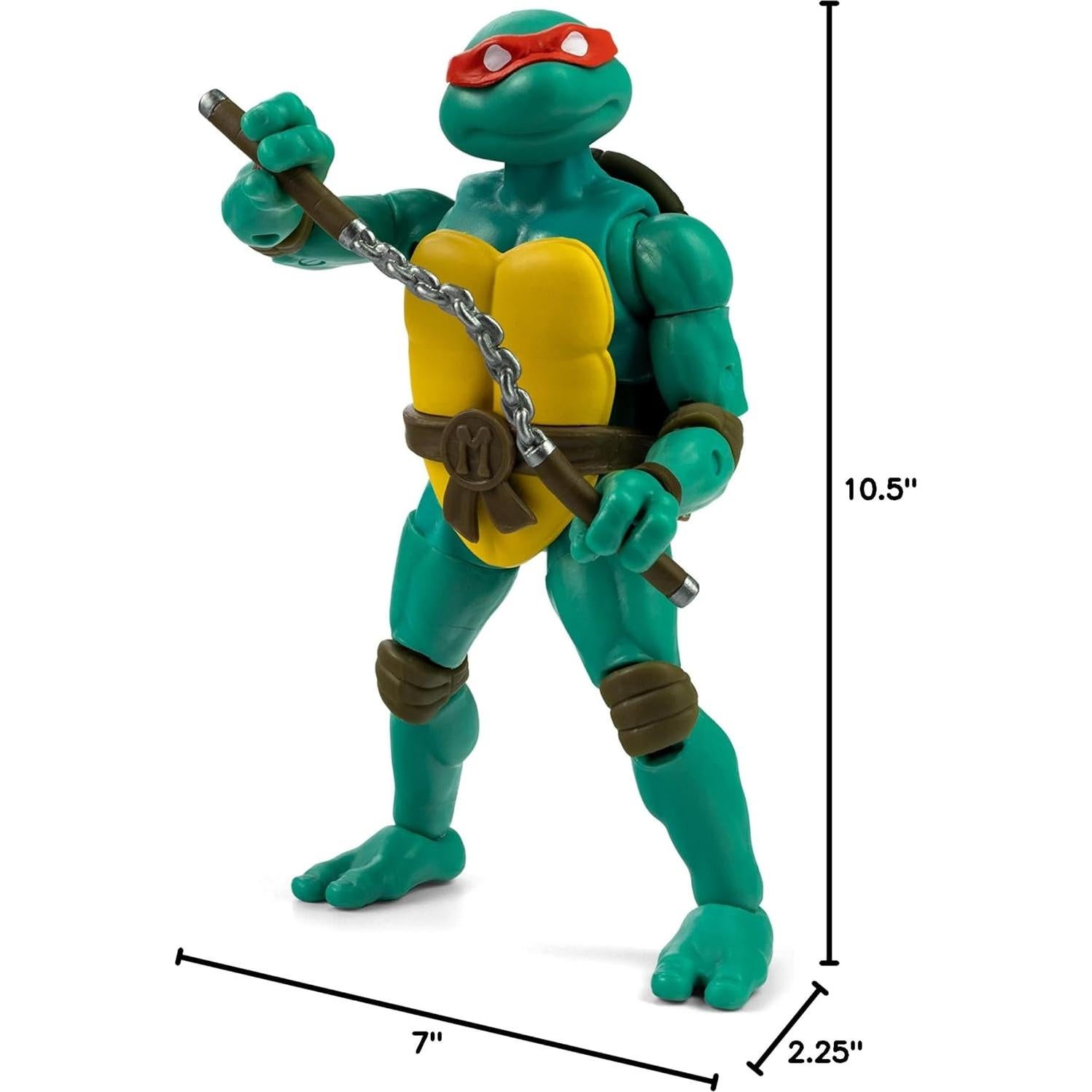 Figura de Acción Michelangelo 12 cm + Cómic 100 Páginas TMNT