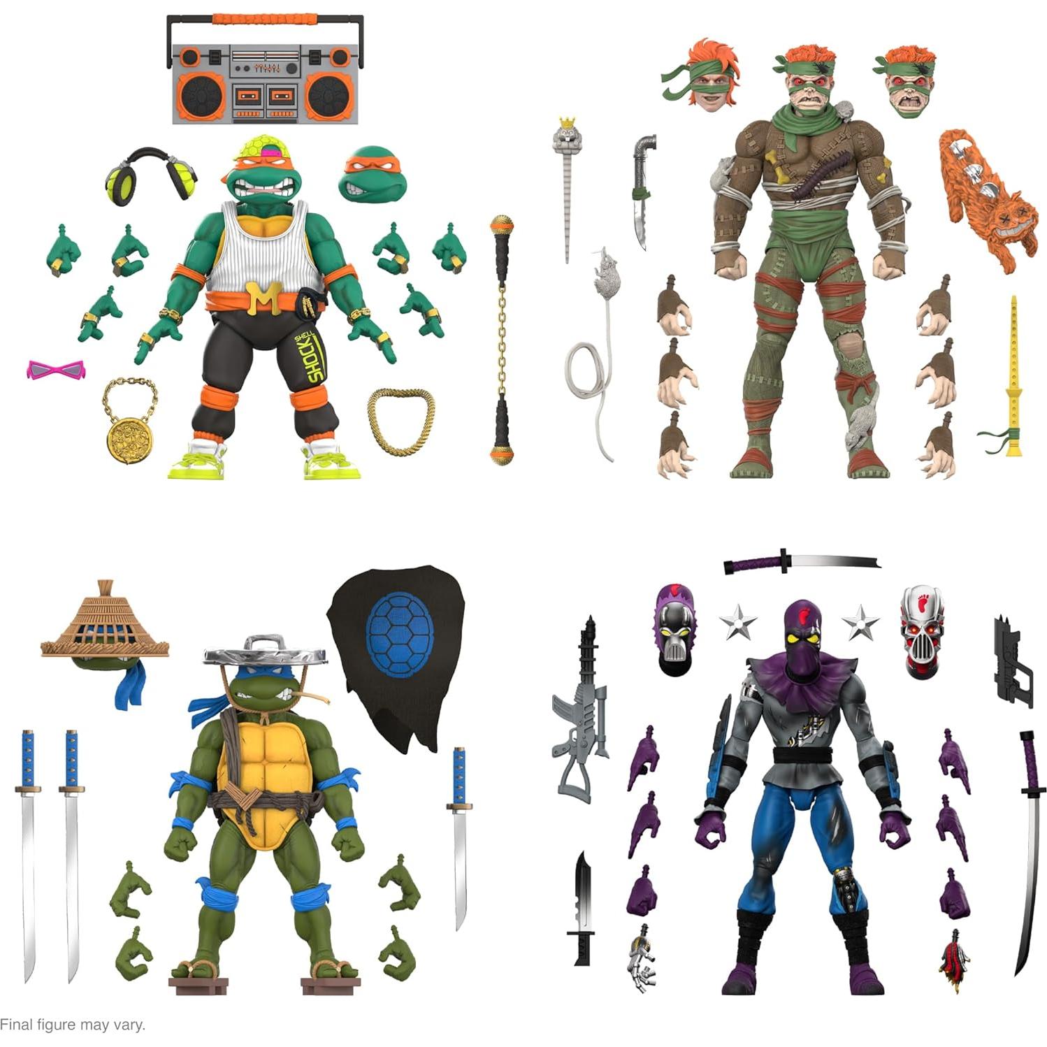 Figura de Acción Super7 ULTIMATES! Rappin' Mike TMNT 17.78 cm