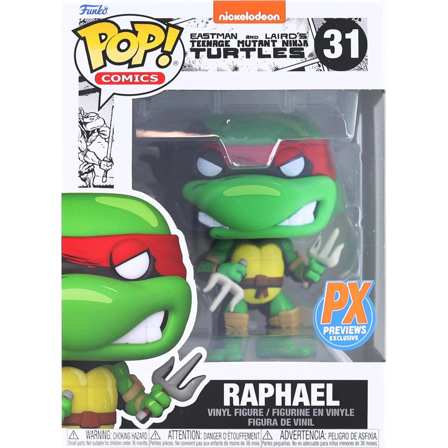 Figura Funko Pop! Raphael Tortugas Ninja 9.5 cm Exclusivo Previews