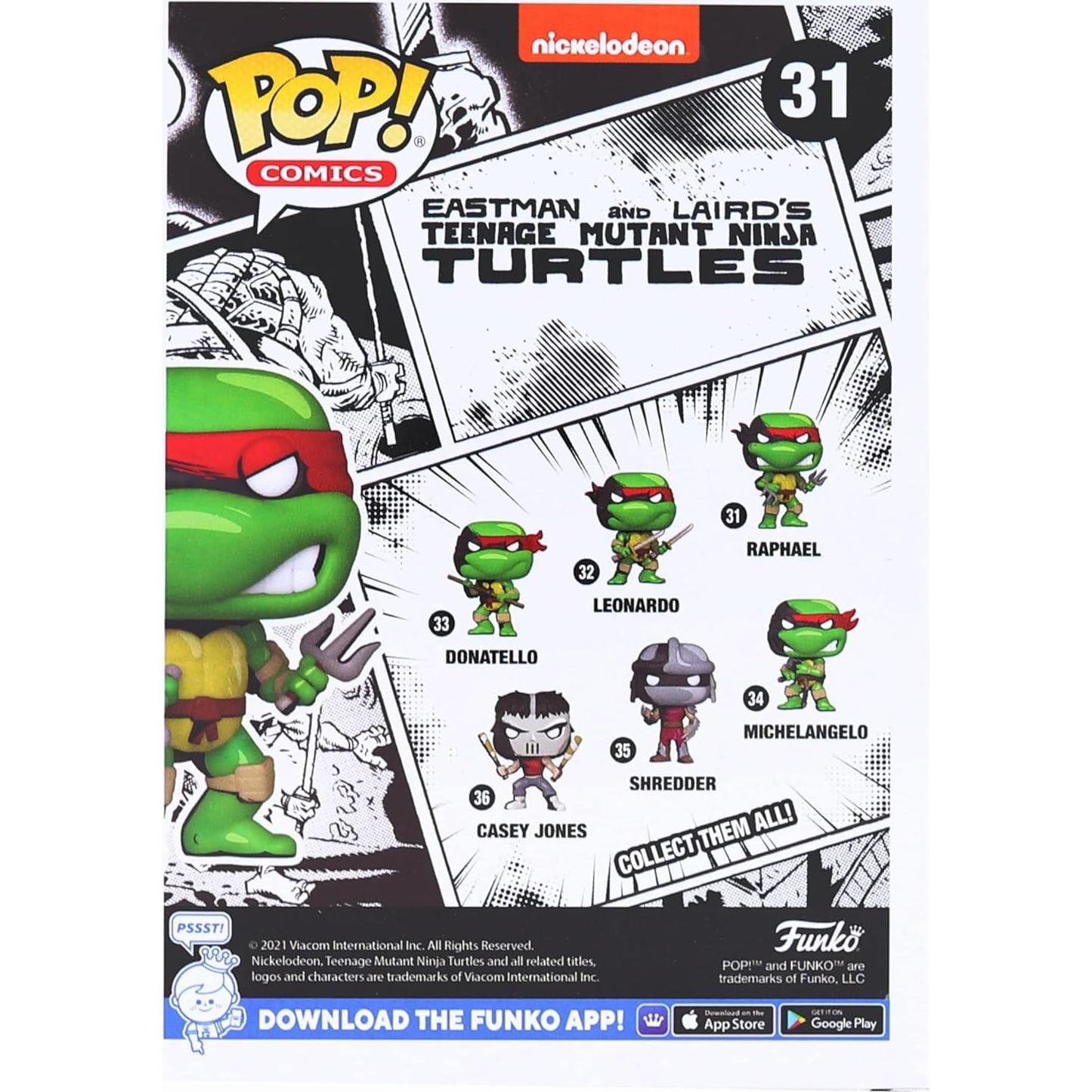 Figura Funko Pop! Raphael Tortugas Ninja 9.5 cm Exclusivo Previews