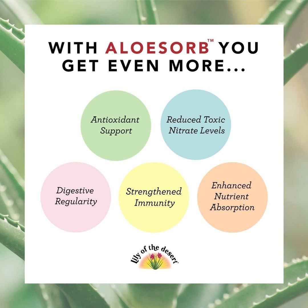 Jugo de Aloe Vera Lily Of The Desert 473 ml Orgánico Vegano