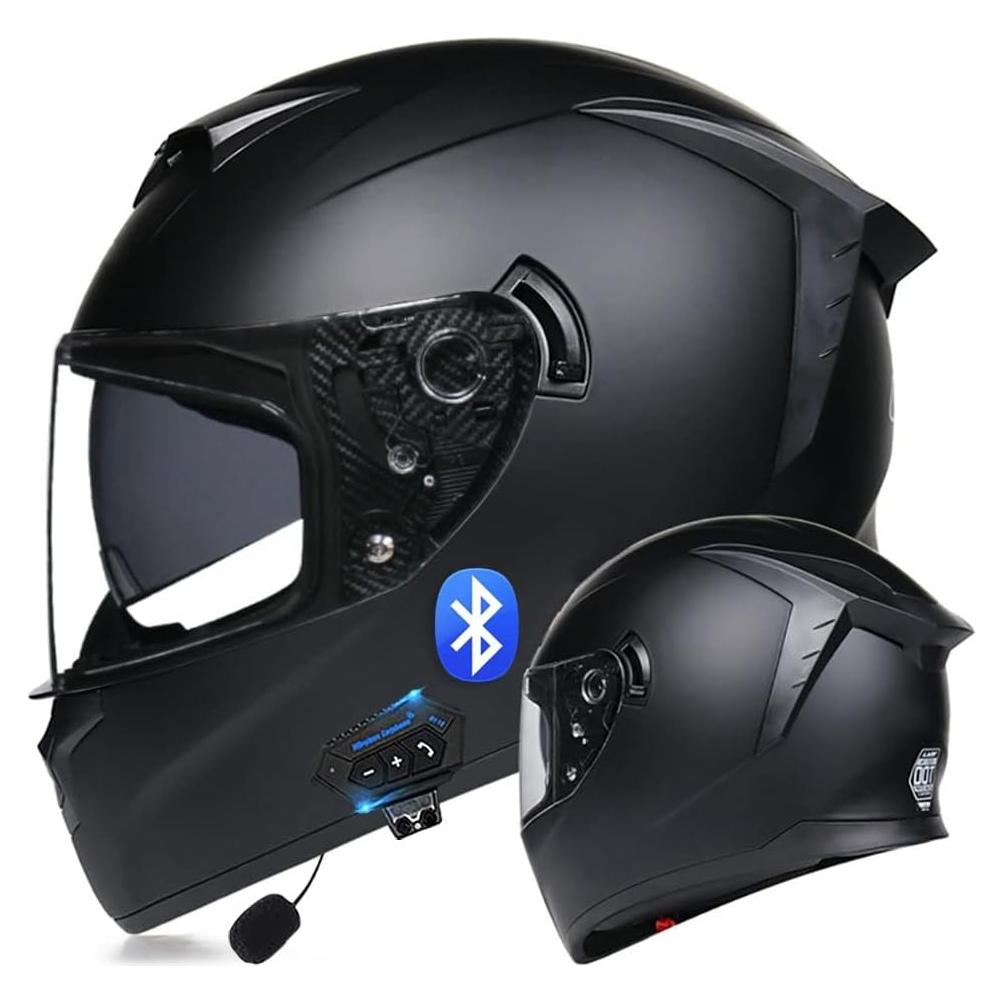 Casco Abatible Bluetooth BDTOT Doble Lente 63-64cm