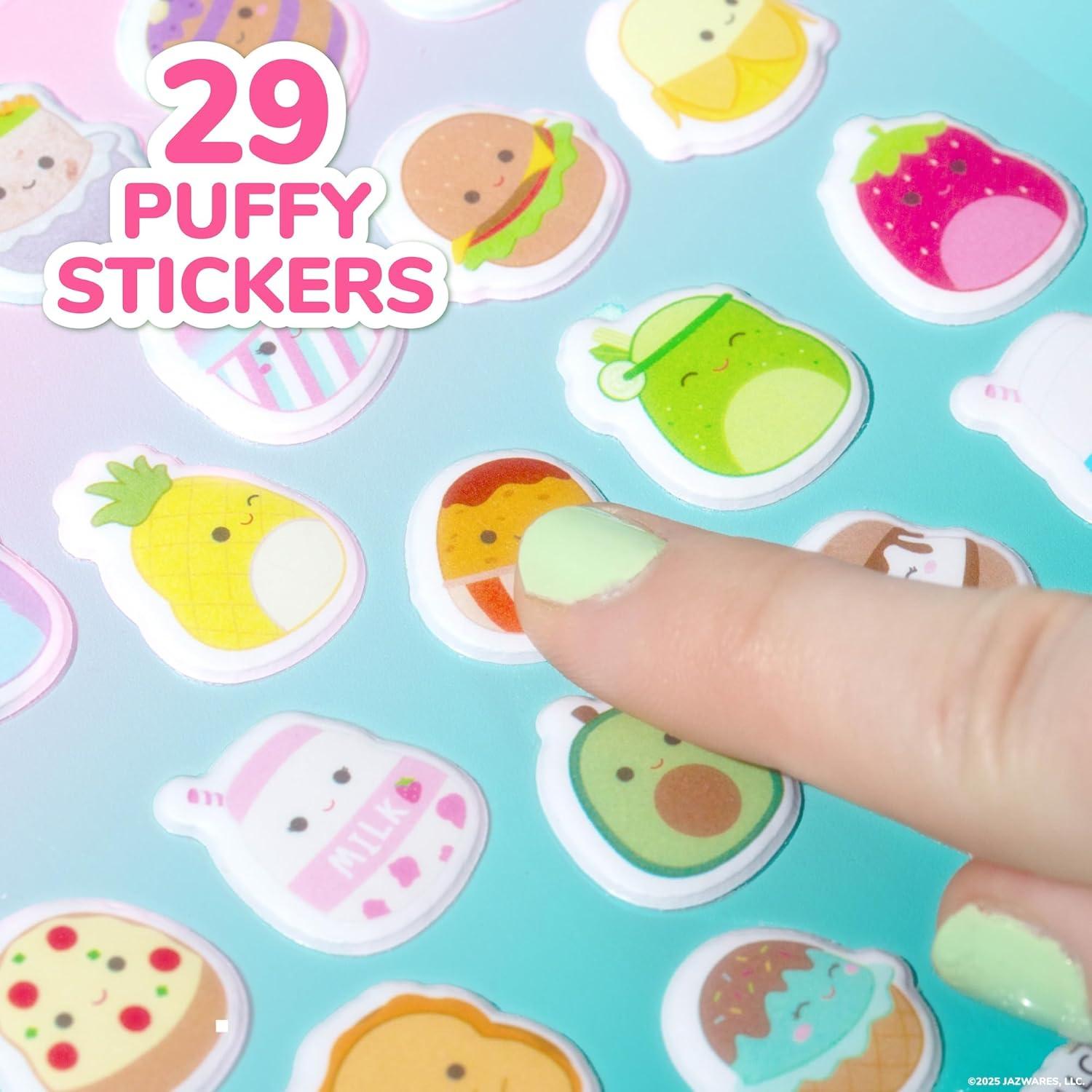 Squishmallows Original Squishy Stickers, Sticker Book, Stickers for Kids, Scrapbook Stickers, Stickers for Journaling, Laptop Stickers, Journal Stickers, Sticker Pack, Kids Crafts, Puffy Stickers
