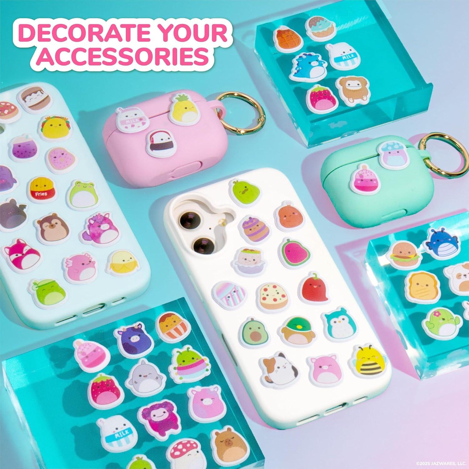 Squishmallows Original Squishy Stickers, Sticker Book, Stickers for Kids, Scrapbook Stickers, Stickers for Journaling, Laptop Stickers, Journal Stickers, Sticker Pack, Kids Crafts, Puffy Stickers