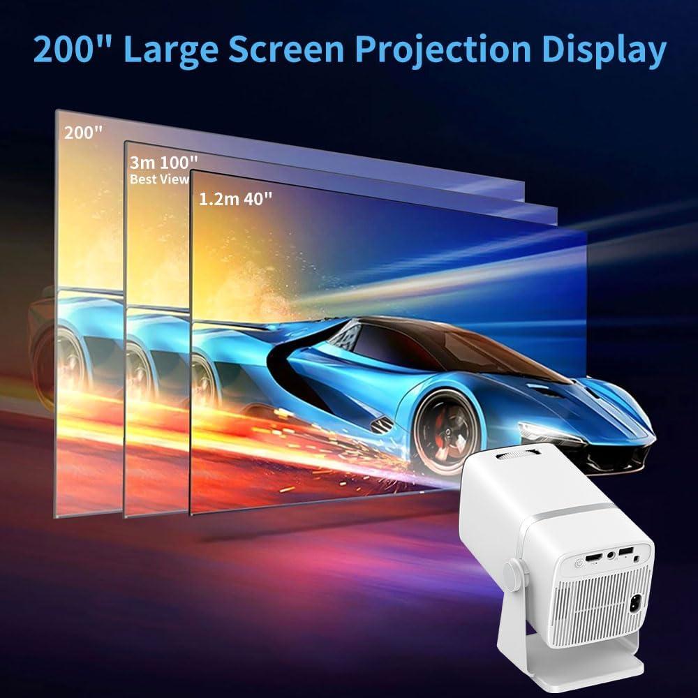 Proyector Mini POOJOO H89 1080P WiFi Bluetooth 150"