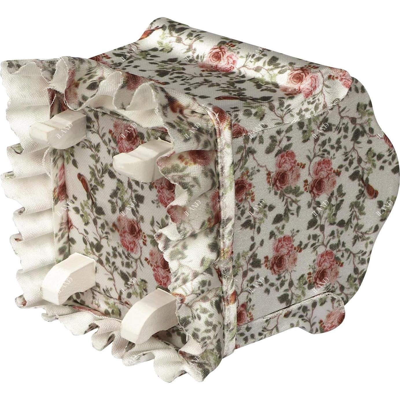 Muebles Miniatura iLAND Sofá Plisado Rosa y Pájaros 2 Pcs