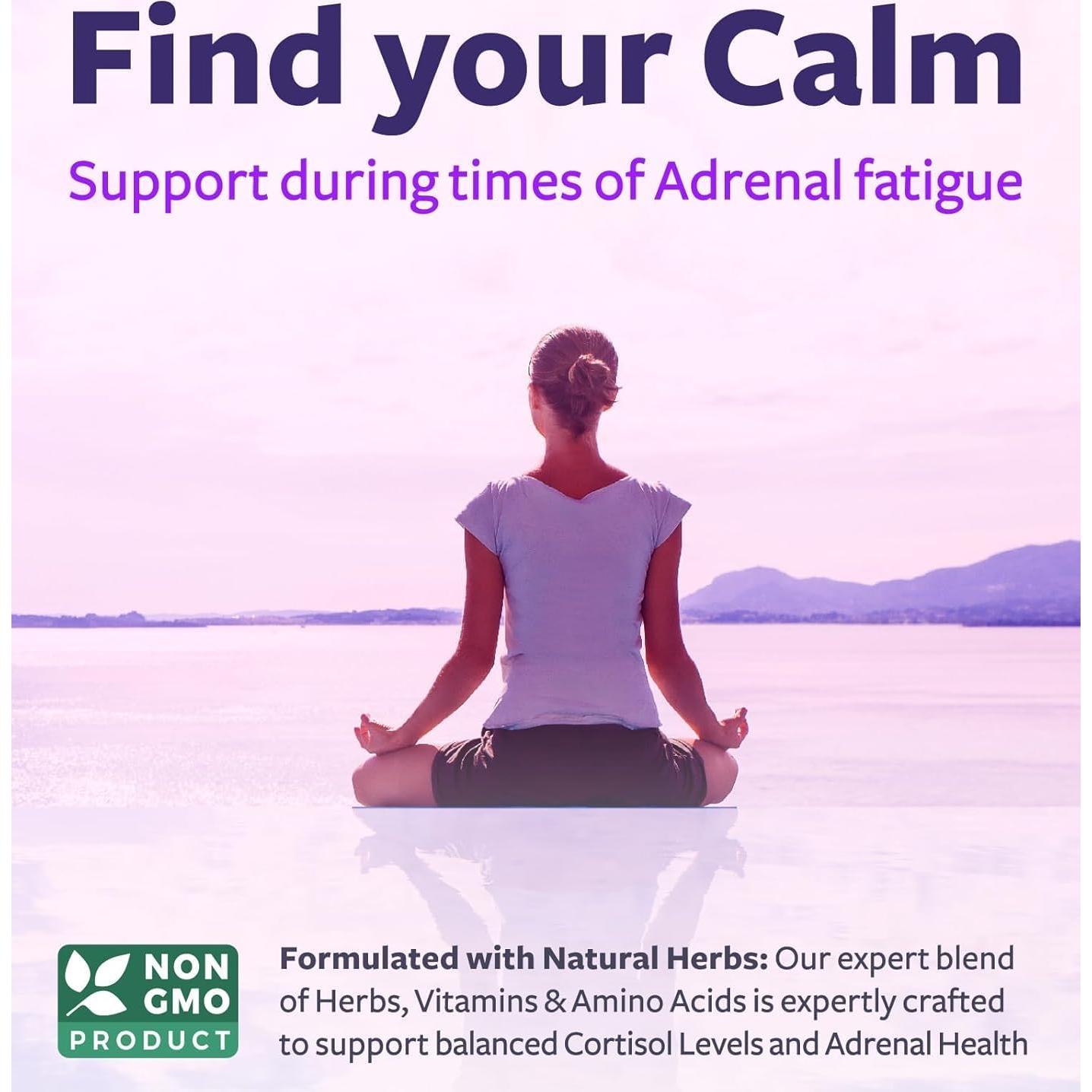 Suplemento de Apoyo Adrenal Healths Harmony 60 Cápsulas