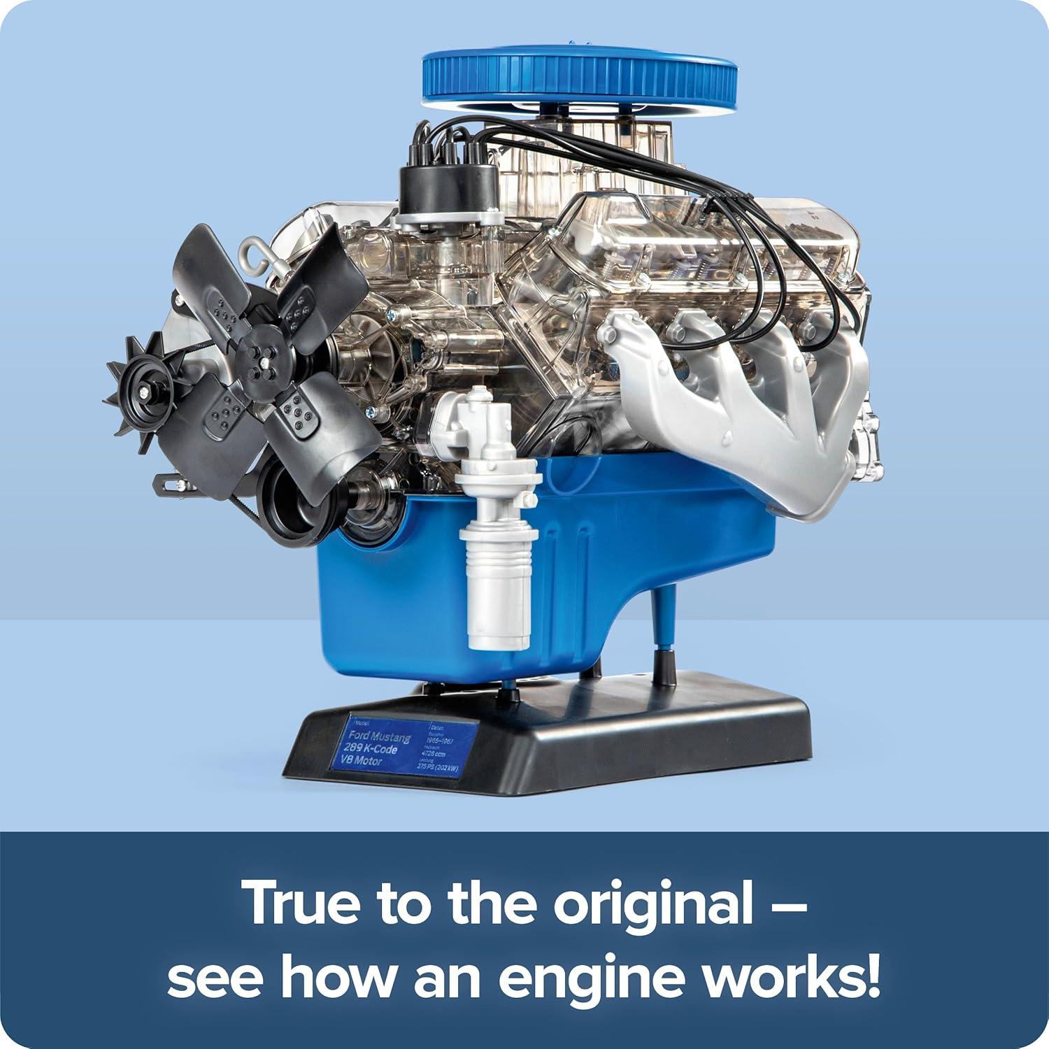 Kit de Modelo Motor V8 K-Code 289 Ford Mustang 1965