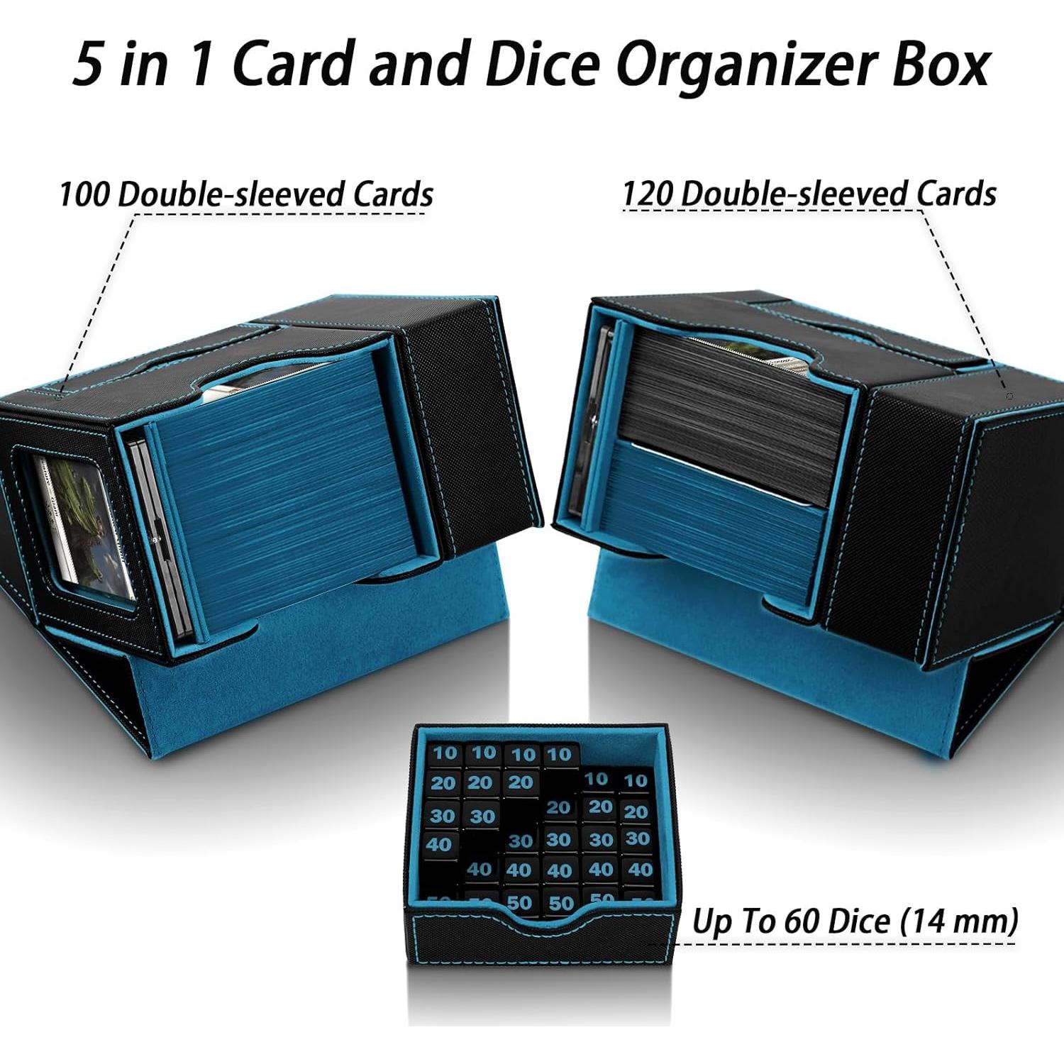 Caja de Deck MTG Stepane con Torre de Dados y Soporte Magnético