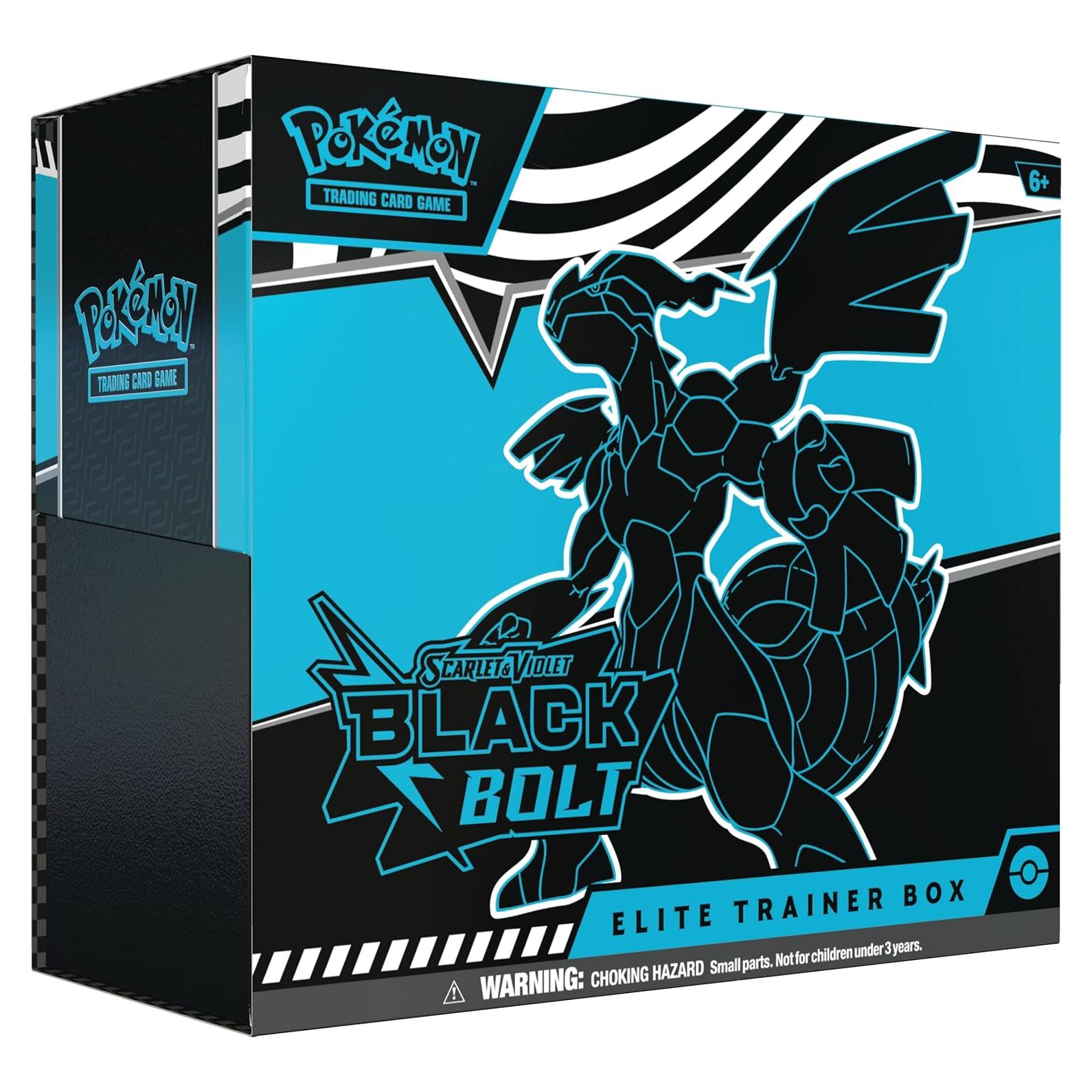Caja de Entrenador Élite Pokémon TCG Escarlata y Púrpura Black Bolt