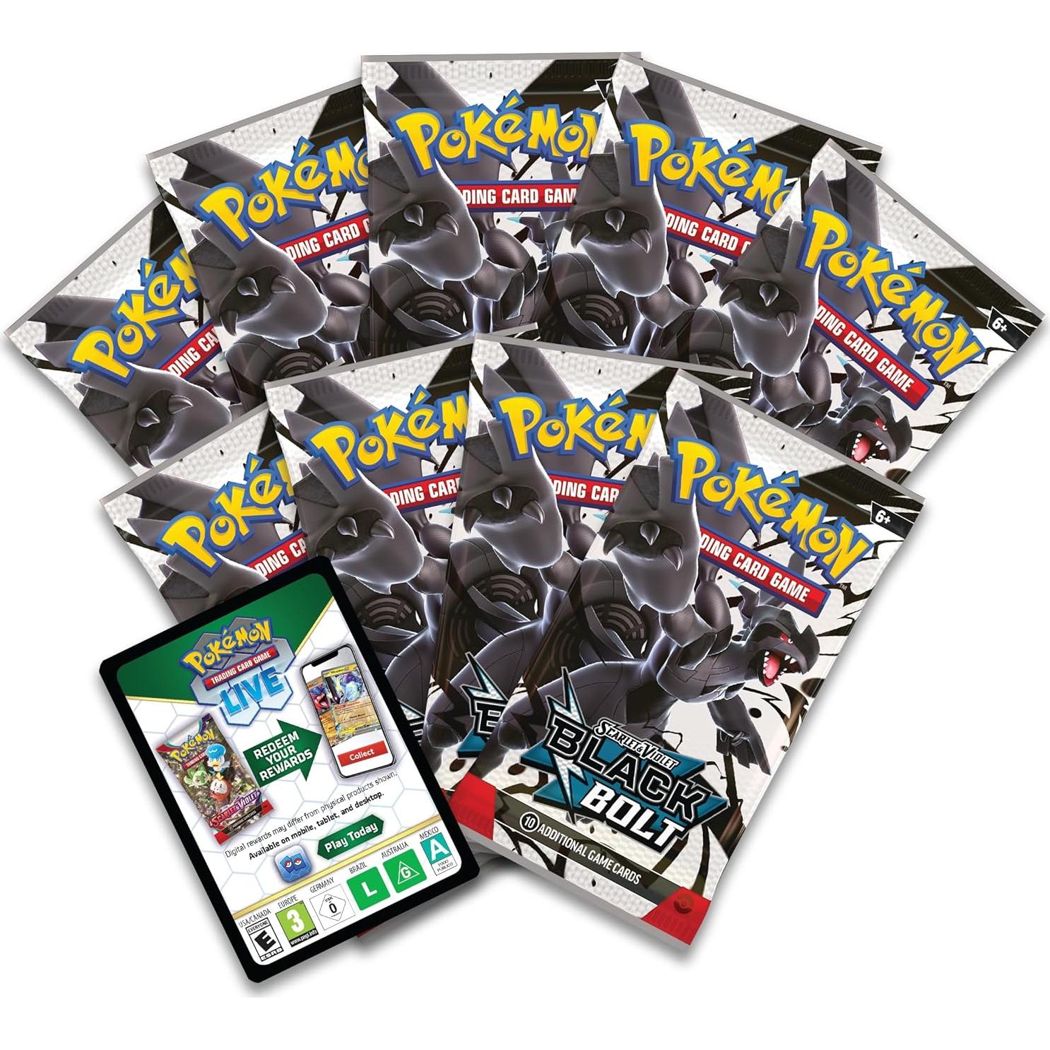 Caja de Entrenador Élite Pokémon TCG Escarlata y Púrpura Black Bolt