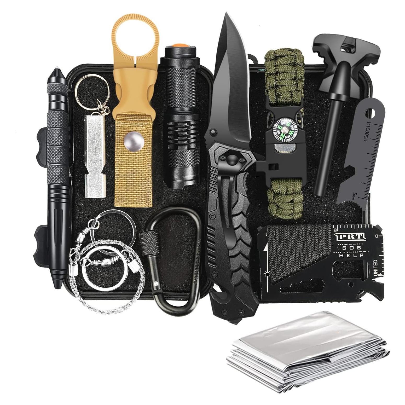 Kit de Supervivencia 14 en 1 TRSCIND para Aventura