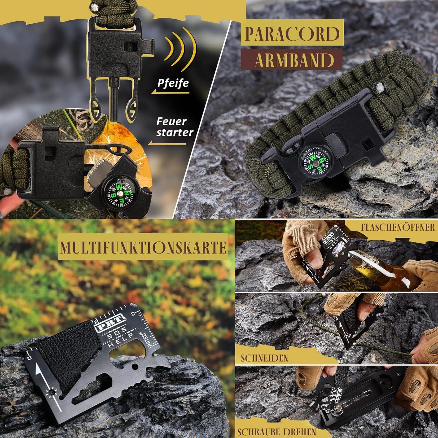 Kit de Supervivencia 14 en 1 TRSCIND para Aventura